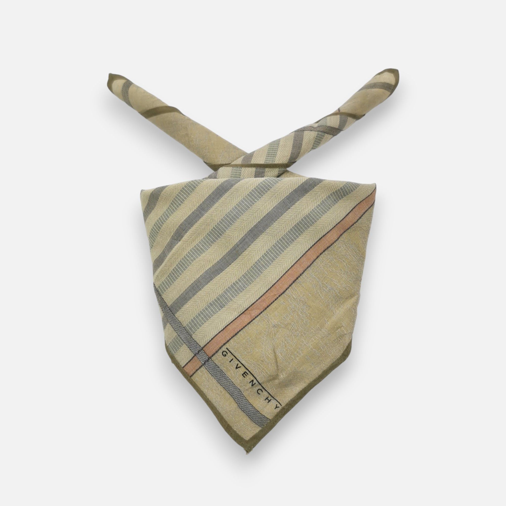 Japanese Brand Vintage Givenchy Handkerchief Neckerchief Bandana Size ONE SIZE - 1 Thumbnail