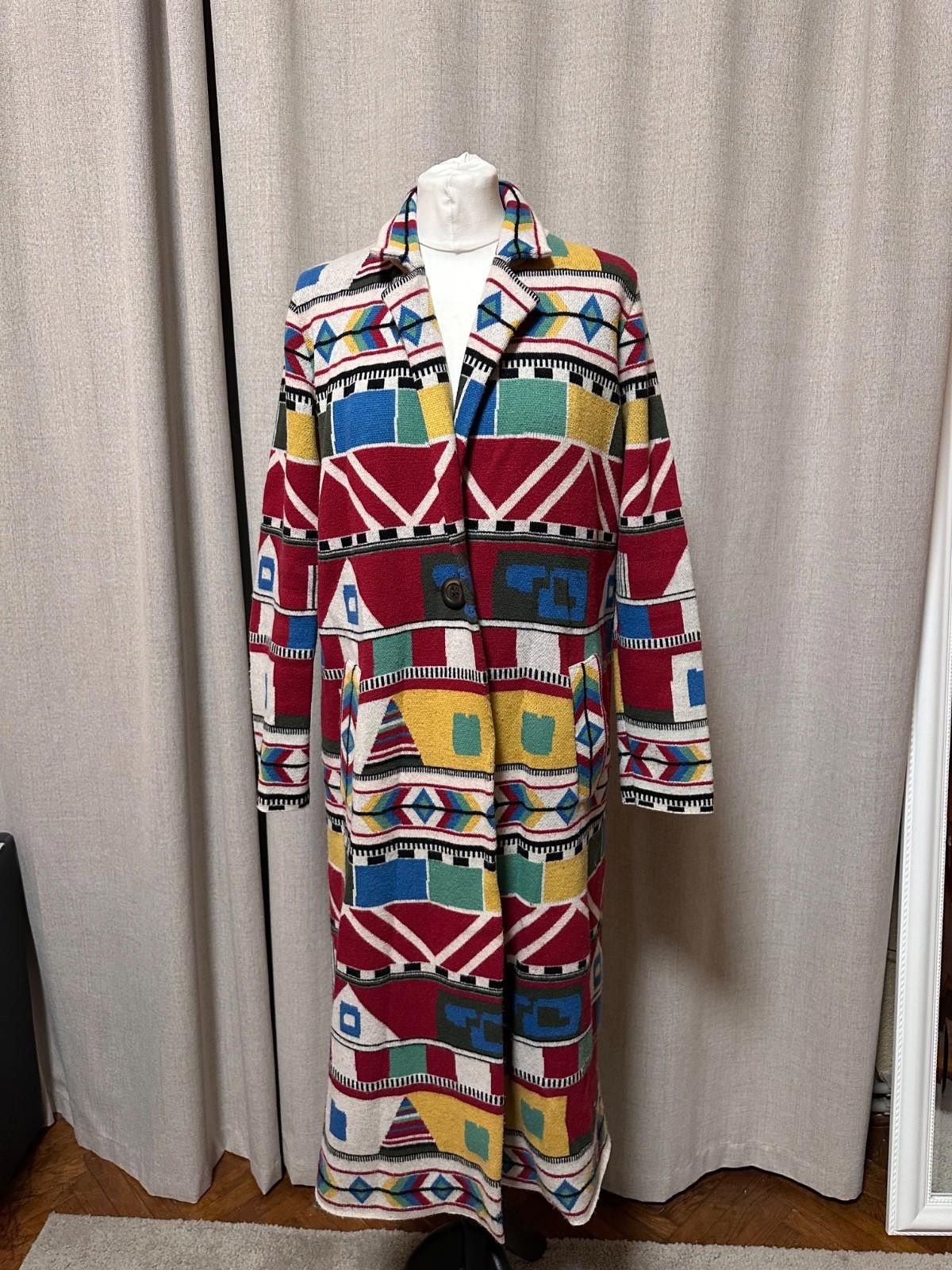 United Colors Of Benetton United Colors of Benetton x Stella Jean Cashmere Wool Coat Size S / US 4 / IT 40 - 1 Thumbnail