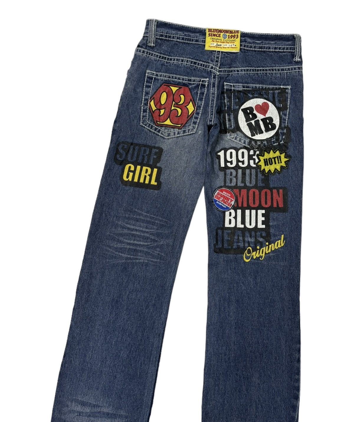 Hysteric Glamour × Japanese Brand 🔥BLUE MOON BLUE DAICOCK EVISU STYLE DENIM JEANS Size US 30 / EU 46 - 8 Thumbnail