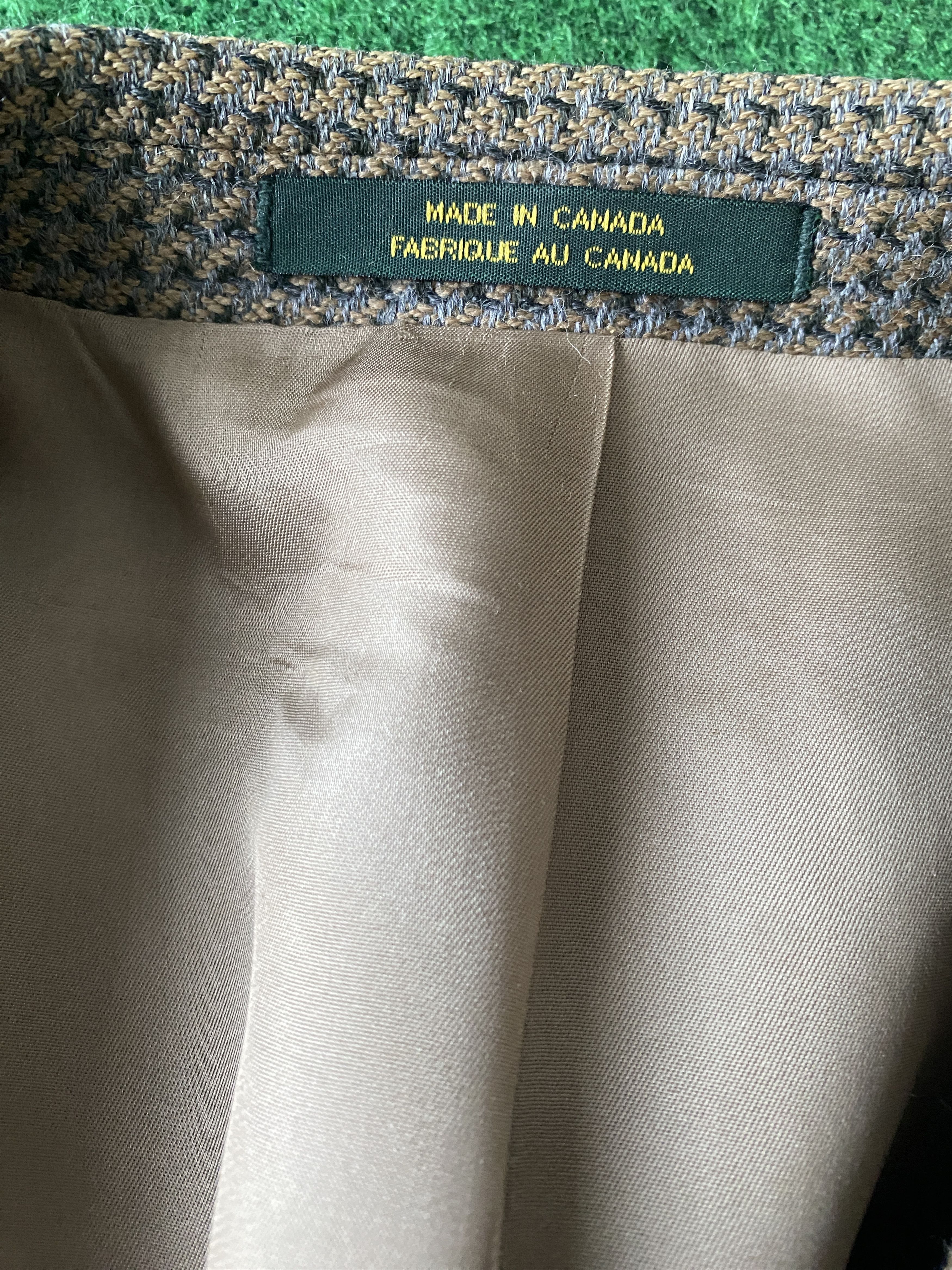 Vintage Vintage Made in Canada Wool Alpaca Jacket Size 44R - 4 Thumbnail