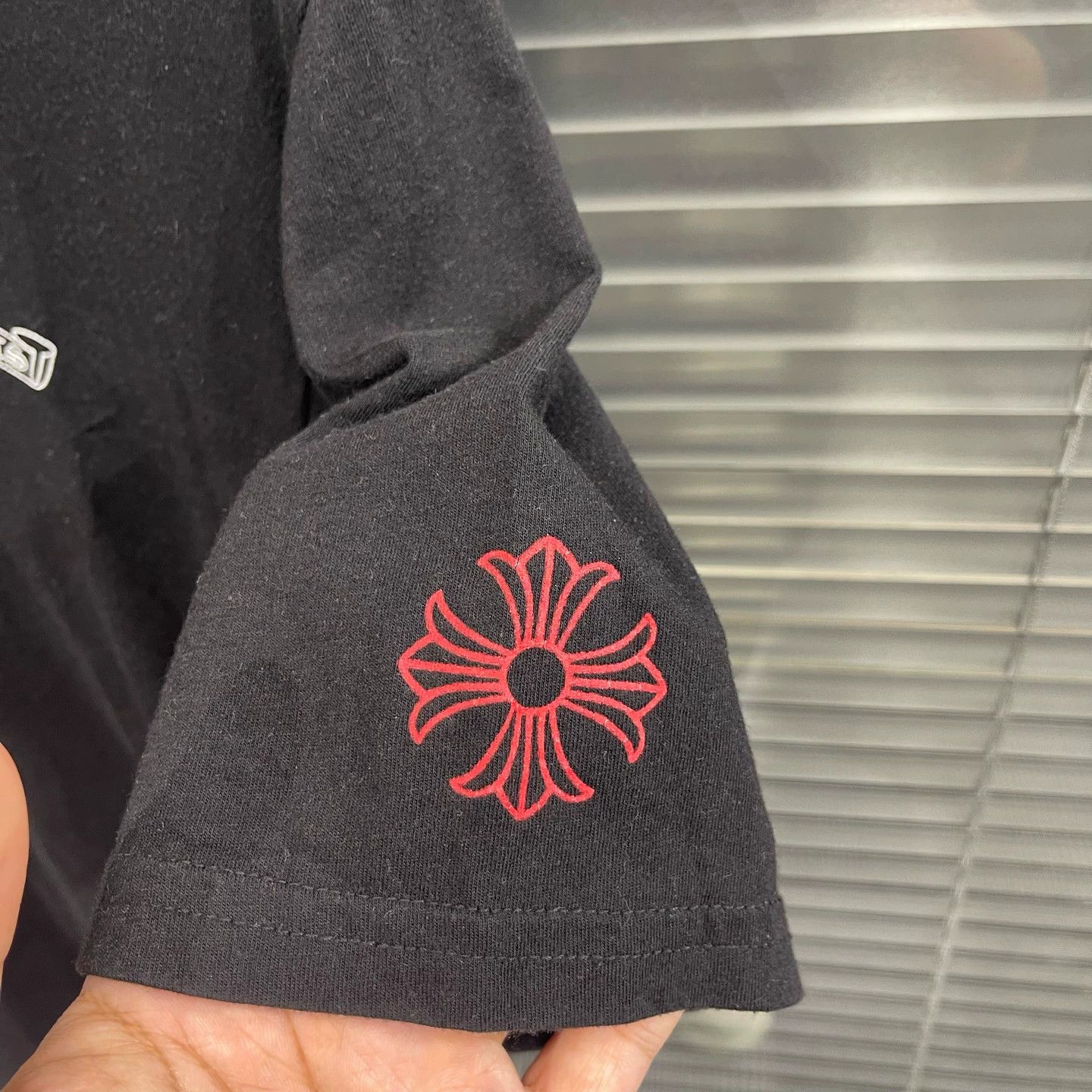 Chrome Hearts Chrome Hearts Back Black Scroll Short Sleeve Tee L Size US L / EU 52-54 / 3 - 5 Thumbnail