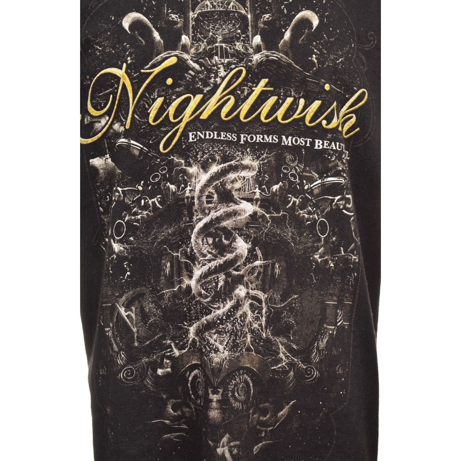 Fruit Of The Loom Fruit of the Loom Nightwish Endless Forms Most Beautiful 2016 T-Shirt Tee Size M Black Men Short Sleeve 100% Cotton Vintage? Size US M / EU 48-50 / 2 - 3 Thumbnail