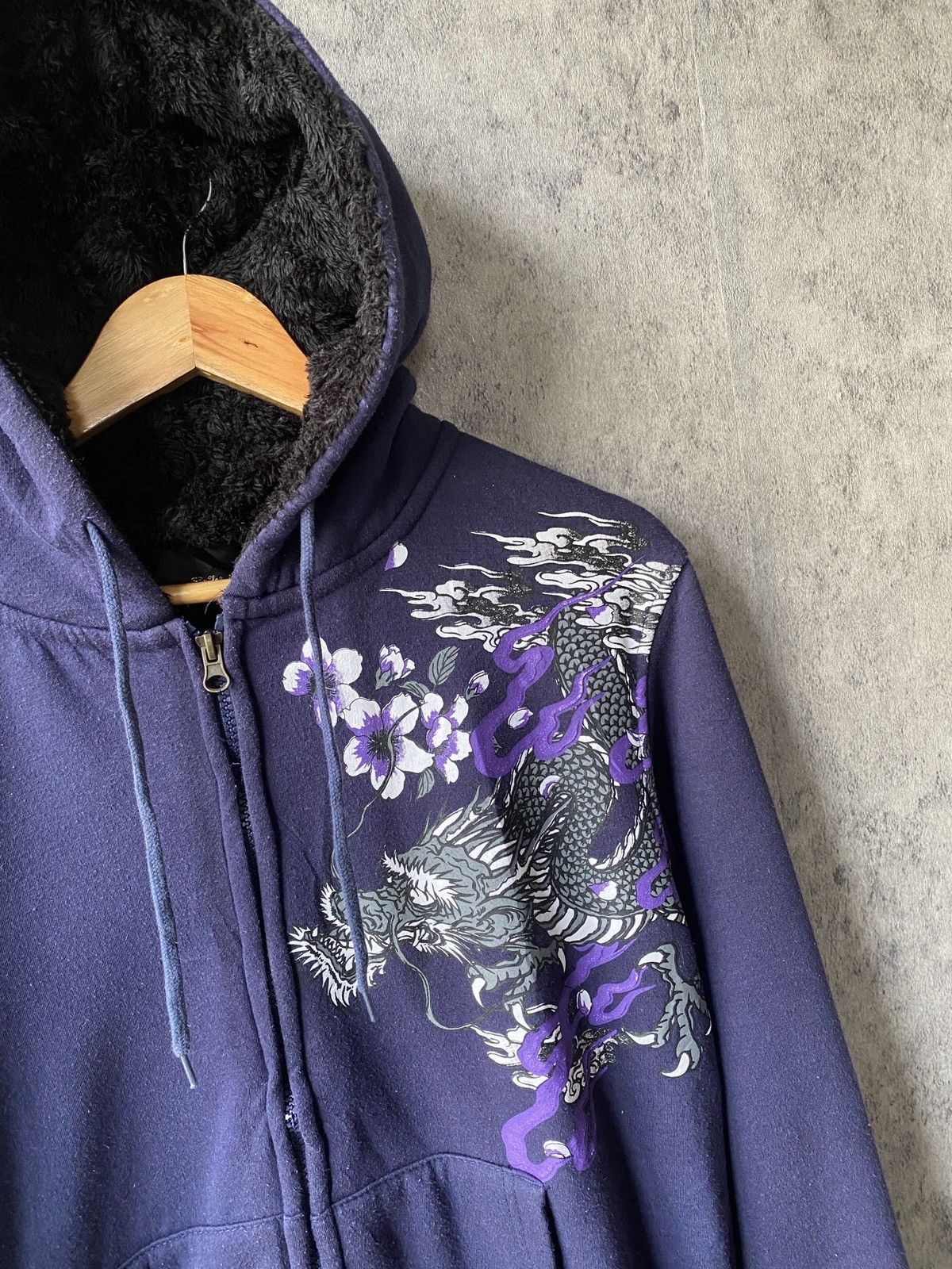 Bullet Noise Bullet Noise Japan Design Traditional Dragon Fur Hoodie Size US L / EU 52-54 / 3 - 6 Thumbnail