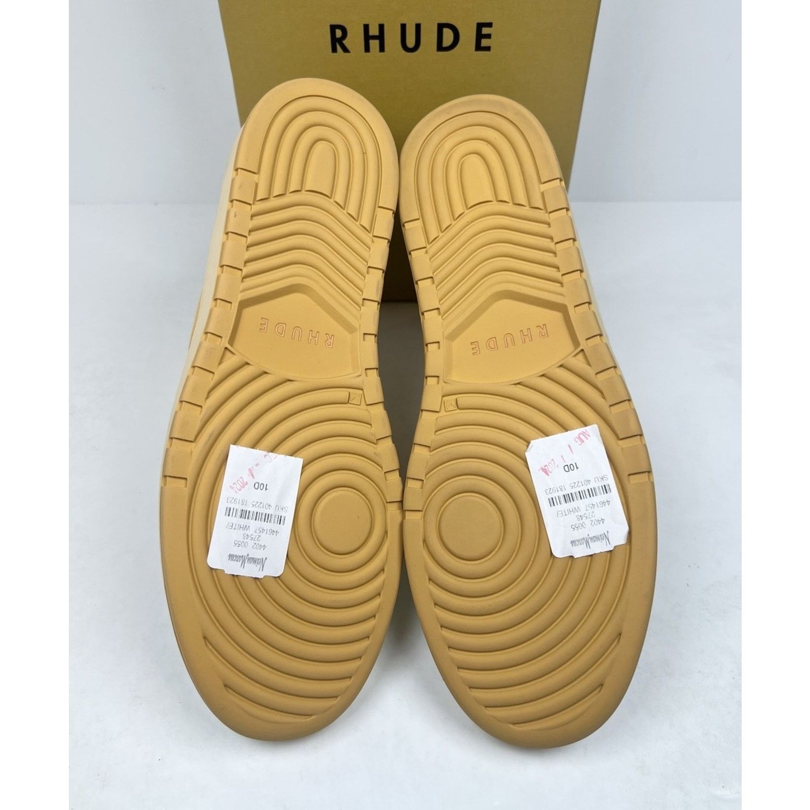 Rhude Size 10US - Rhude Yellow Rhecess Leather High NEW Size US 10 / EU 43 - 6 Thumbnail