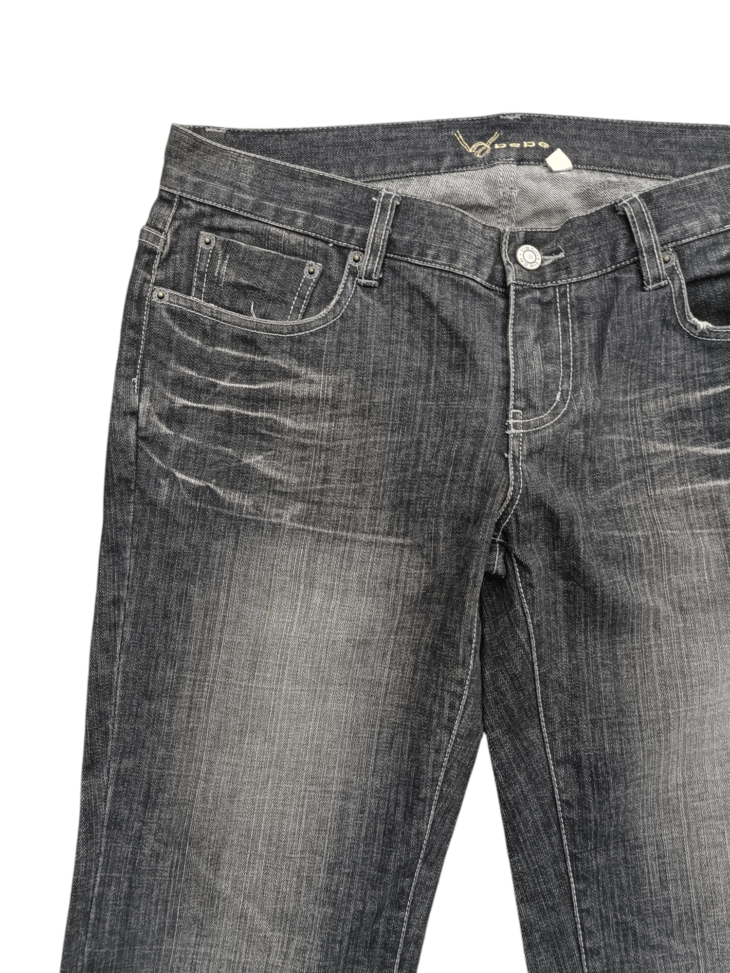 Japanese Brand Flare Low Rise Boot Cut Bebe Jeans Size US 32 / EU 48 - 8 Thumbnail