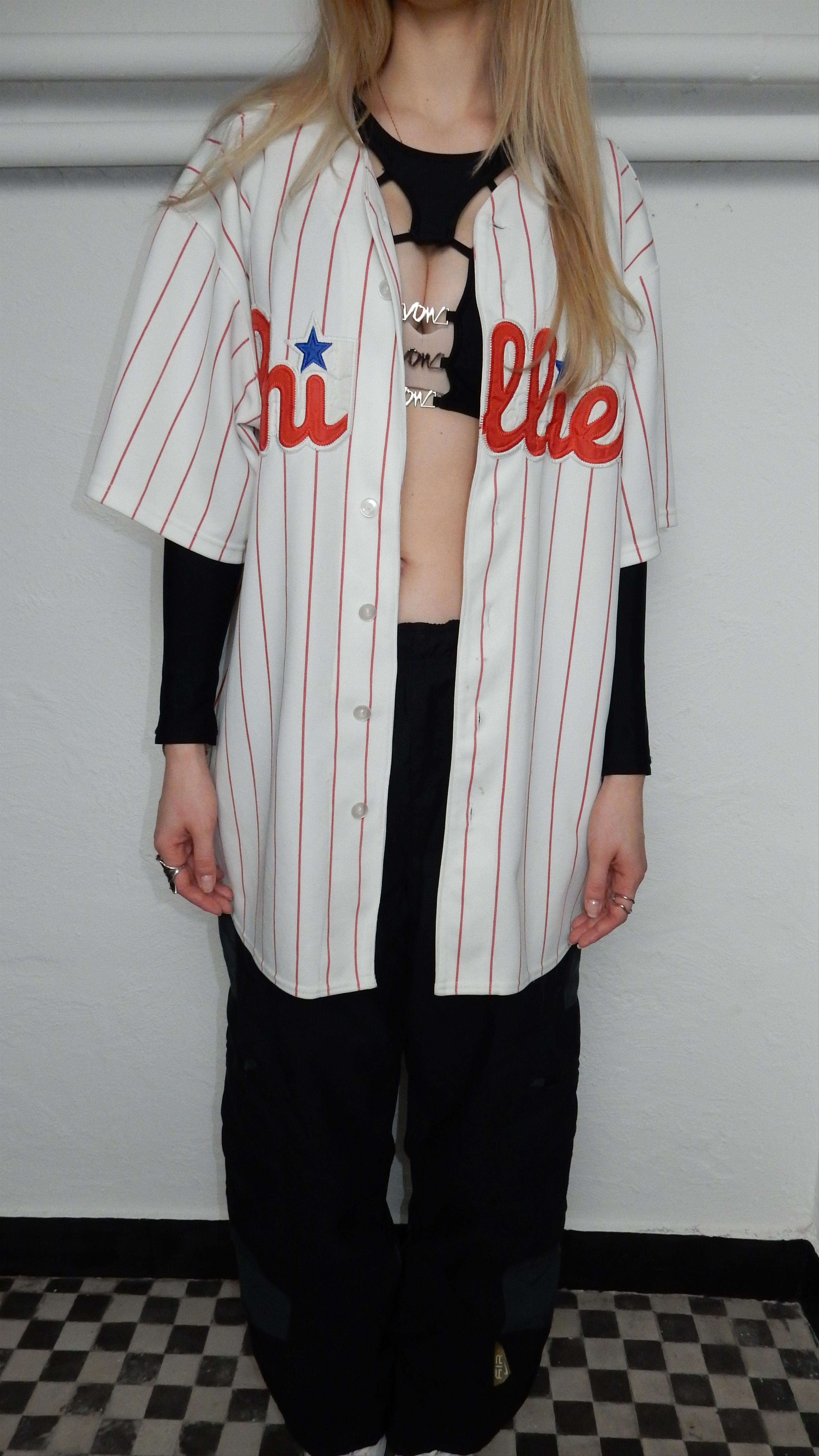 MLB × Majestic Majestic Phillies Rollins MLB white red jersey - XXL Size US XXL / EU 58 / 5 - 4 Thumbnail