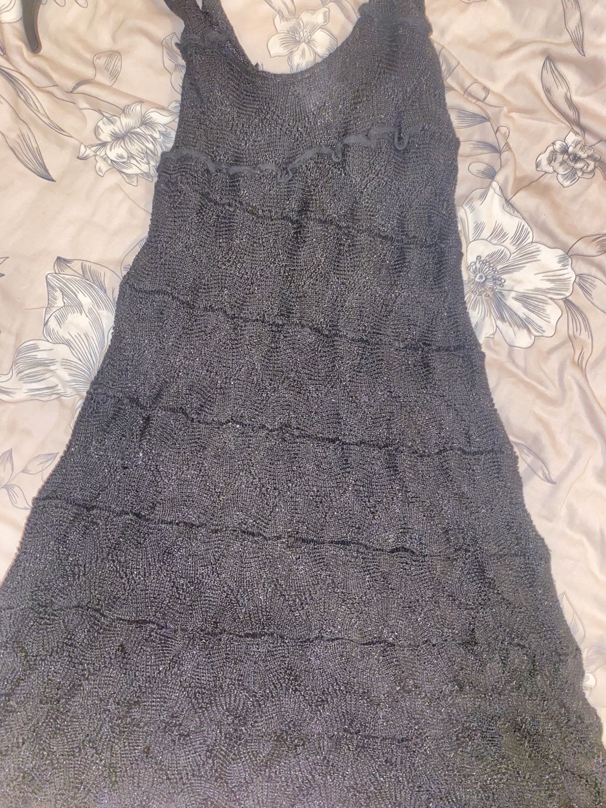 Other Black crocheted dress handmade Size M / US 6-8 / IT 42-44 - 1 Thumbnail