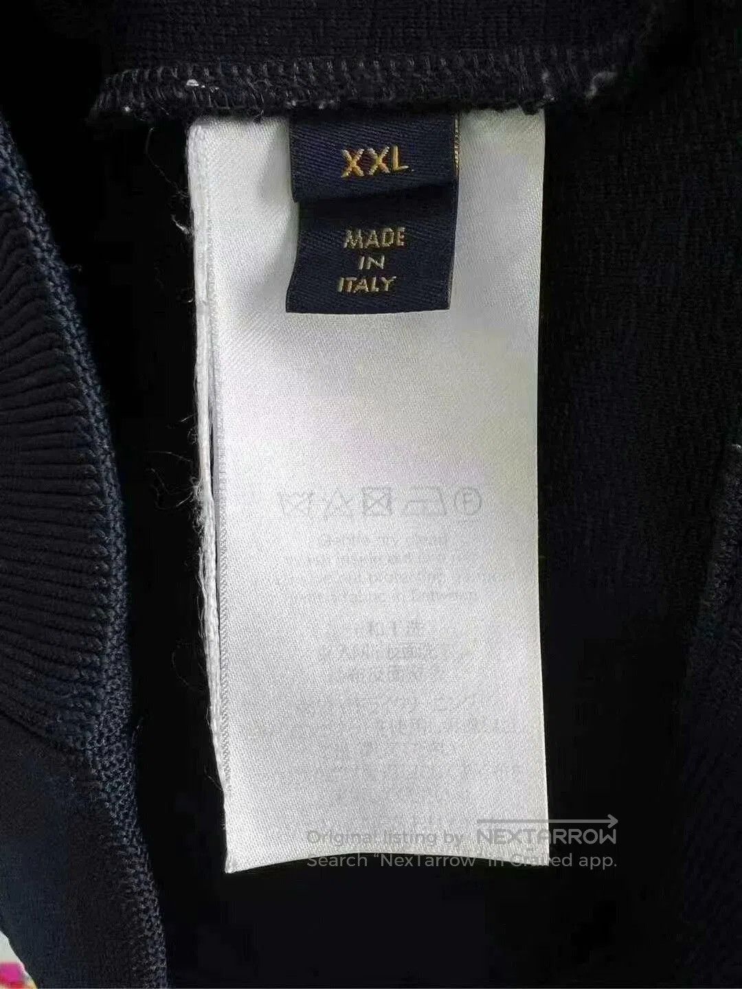 Louis Vuitton louis vuitton dark blue logo zip jacket. Size US XXL / EU 58 / 5 - 5 Thumbnail