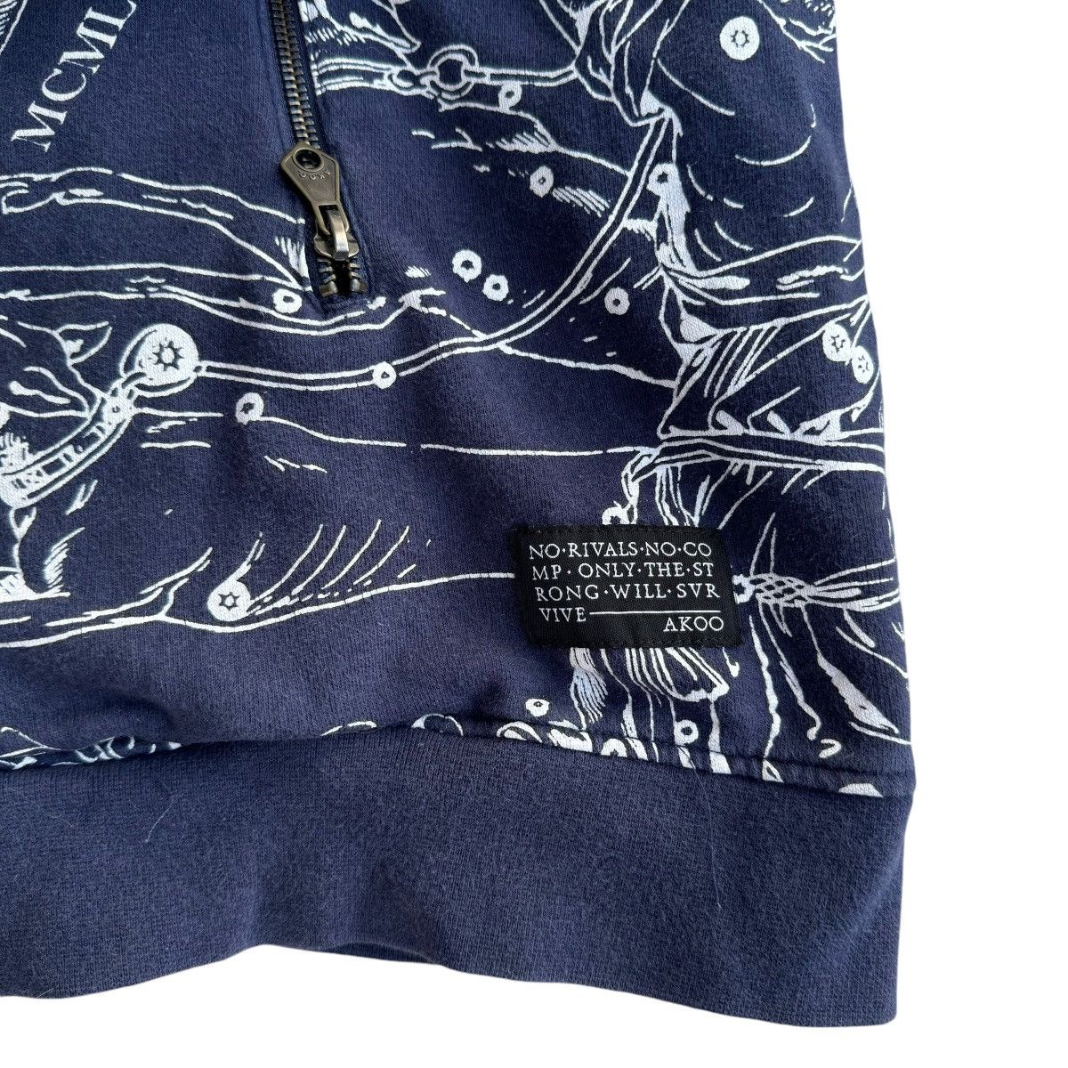 AKOO × Southpole × Vintage AKOO AOP Stars Constellations Y2K Skater Hoodie Southpole Size US XXL / EU 58 / 5 - 3 Thumbnail
