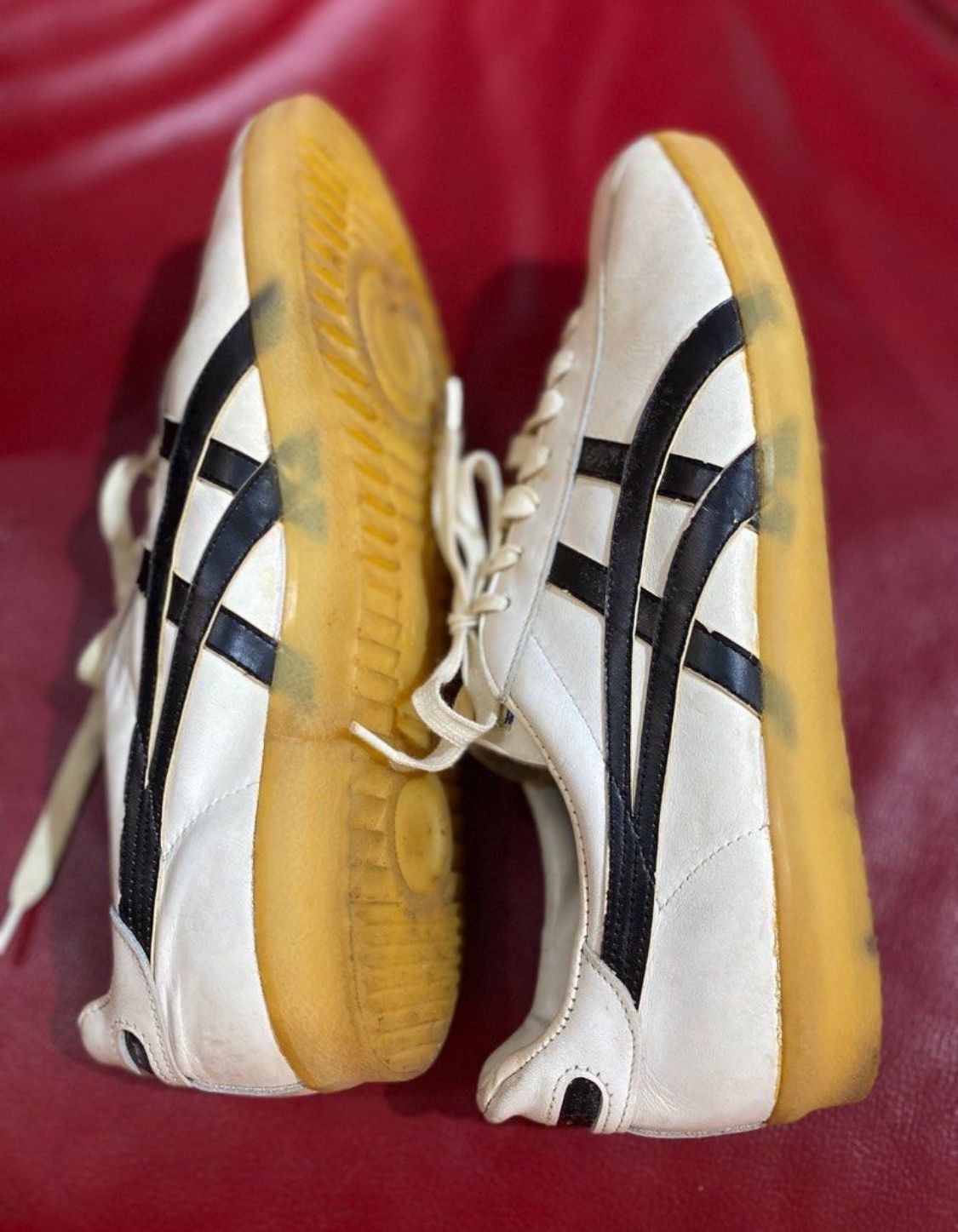 Asics × Onitsuka Tiger × Vintage SUPER RARE 1970 ONITSUKA TIGER VINTAGE MADE IN JAPAN LEATHER Size US 8 / EU 41 - 7 Thumbnail