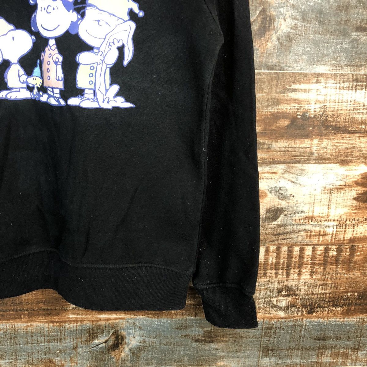 Peanuts Peanuts cartoon Black Sweatshirt #A1782 Size S / US 4 / IT 40 - 8 Thumbnail