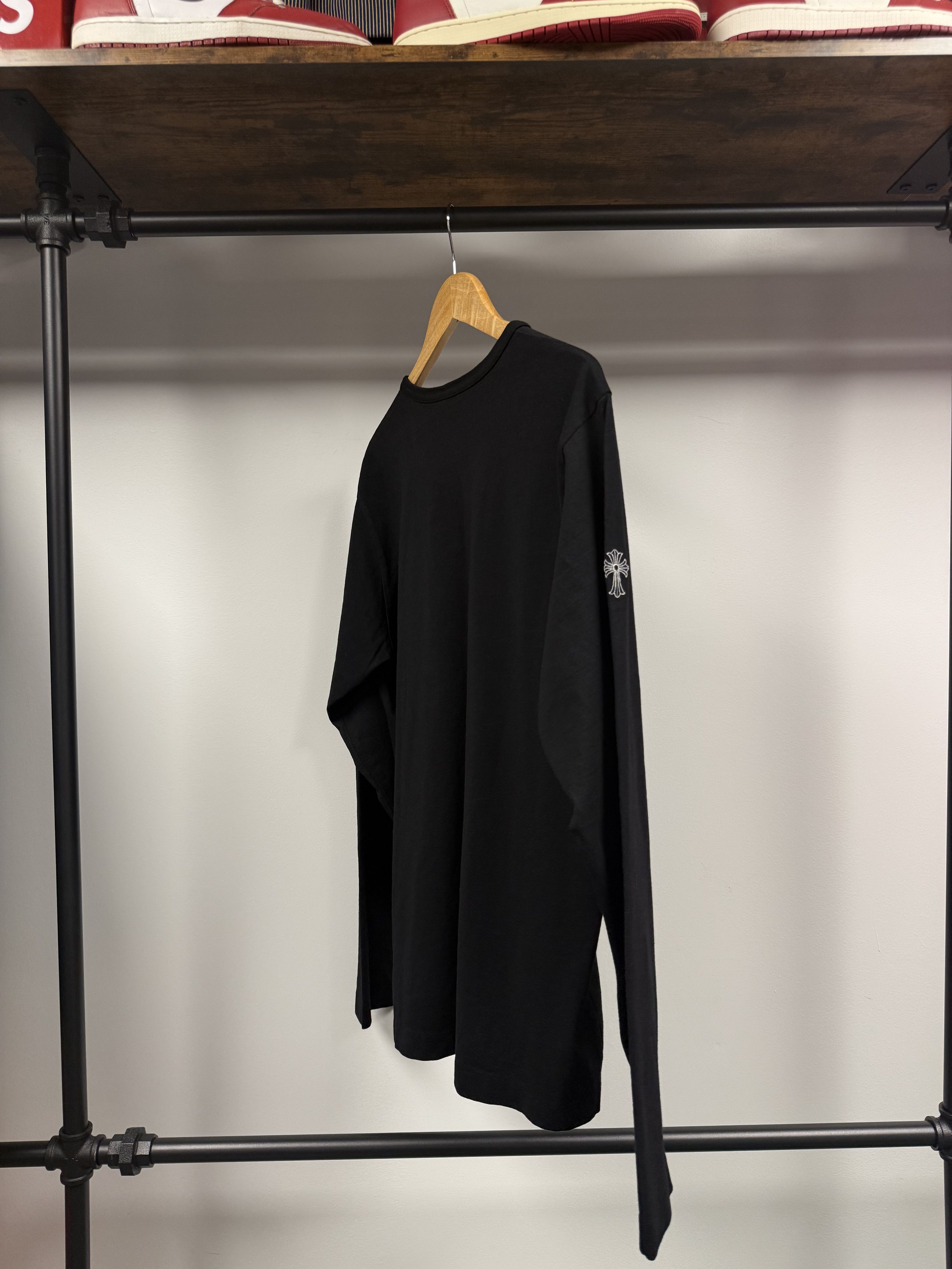 Chrome Hearts Chrome Hearts Logo Embroidery Long Sleeve T-Shirt - L Size US L / EU 52-54 / 3 - 3 Thumbnail