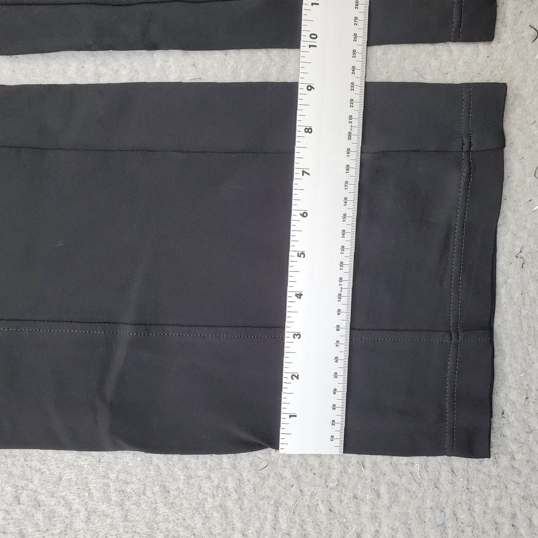Calvin Klein Calvin Klein Ankle Pants Womens Size L Black Rayon Stretch Bootcut Comfort Waist Regular Inseam 29" Size 36" / US 14 / IT 50 - 5 Thumbnail