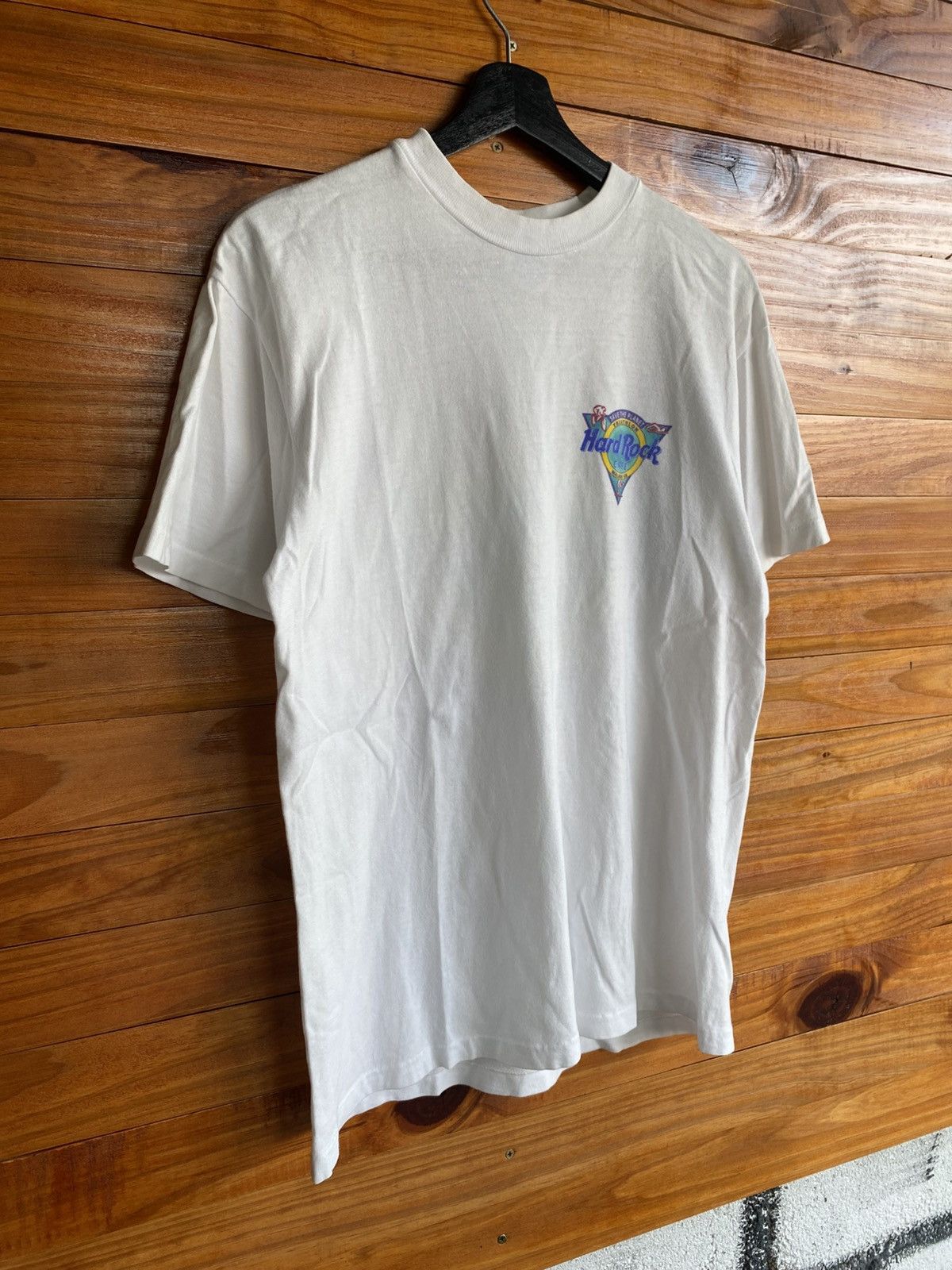 Hard Rock Cafe Vintage 90s Hard Rock Cafe Malibu Triathlon Save the Planet Size US M / EU 48-50 / 2 - 10 Thumbnail