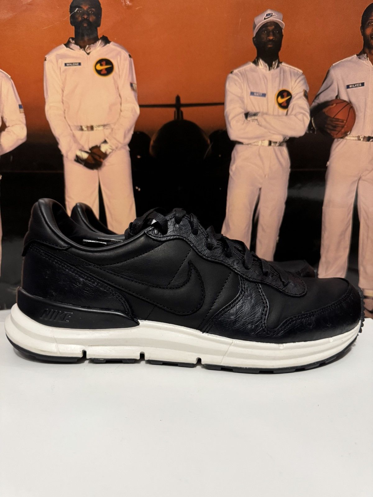 Nike × Sophnet. Nike Lunar Internationalist SOPH Black Size 10.5 718764-001 Size US 10.5 / EU 43-44 - 3 Thumbnail