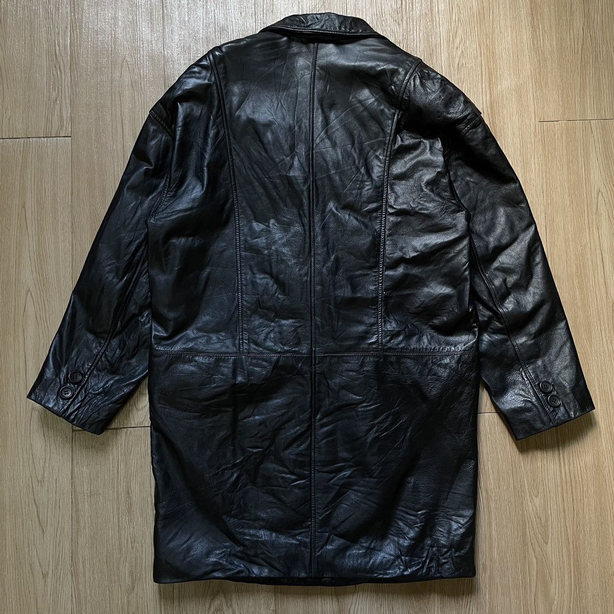 14th Addiction Tainer ruttsu sheep leather double breasted blazer jacket Size M / US 6-8 / IT 42-44 - 14 Thumbnail