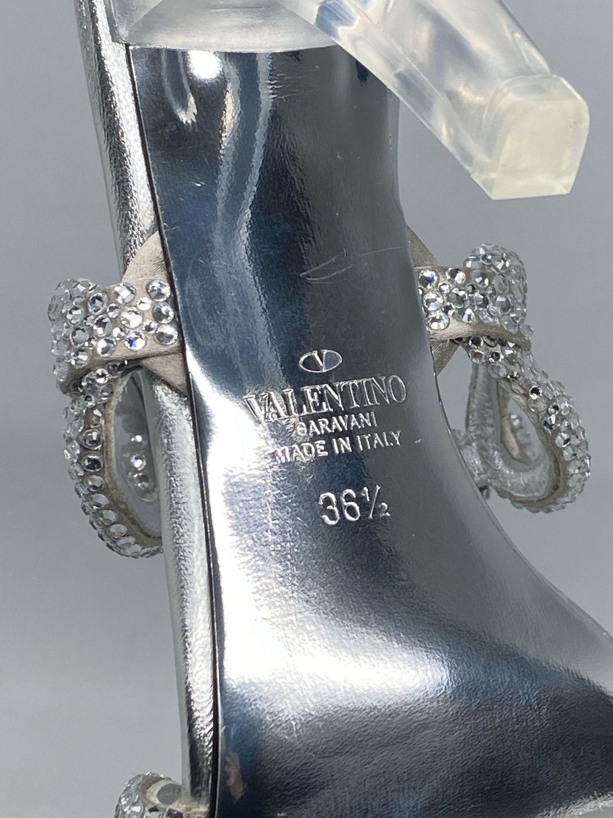 Valentino Valentino Garavani Chain embellished heel sandals size 36.5 Size US 6.5 / IT 36.5 - 16 Thumbnail