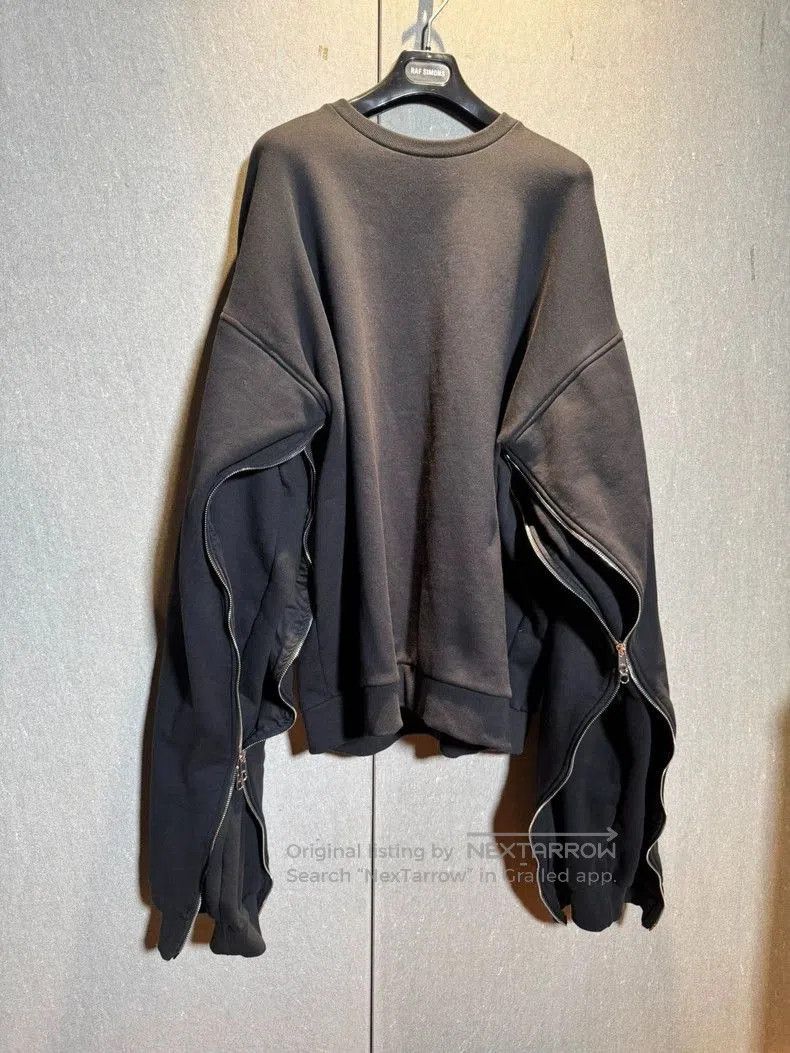 Hood By Air Unique Oversized Hoodie with Zip Sleeves. Size US L / EU 52-54 / 3 - 1 Thumbnail