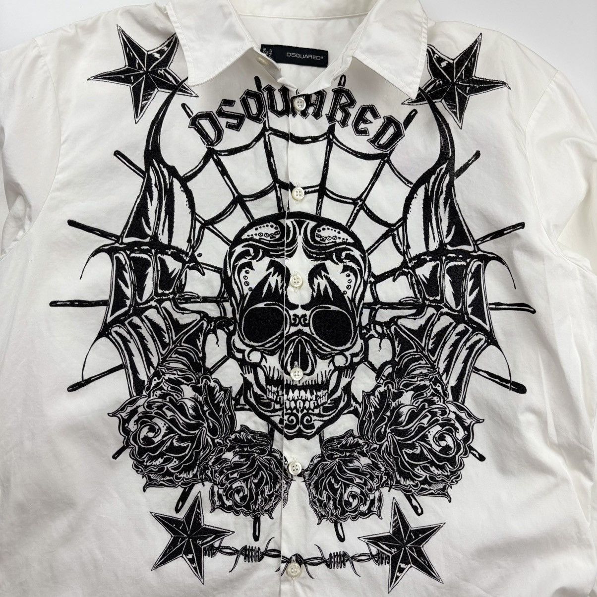 Dsquared2 DSQUARED2 Skull Print Shirt Size US M / EU 48-50 / 2 - 3 Thumbnail