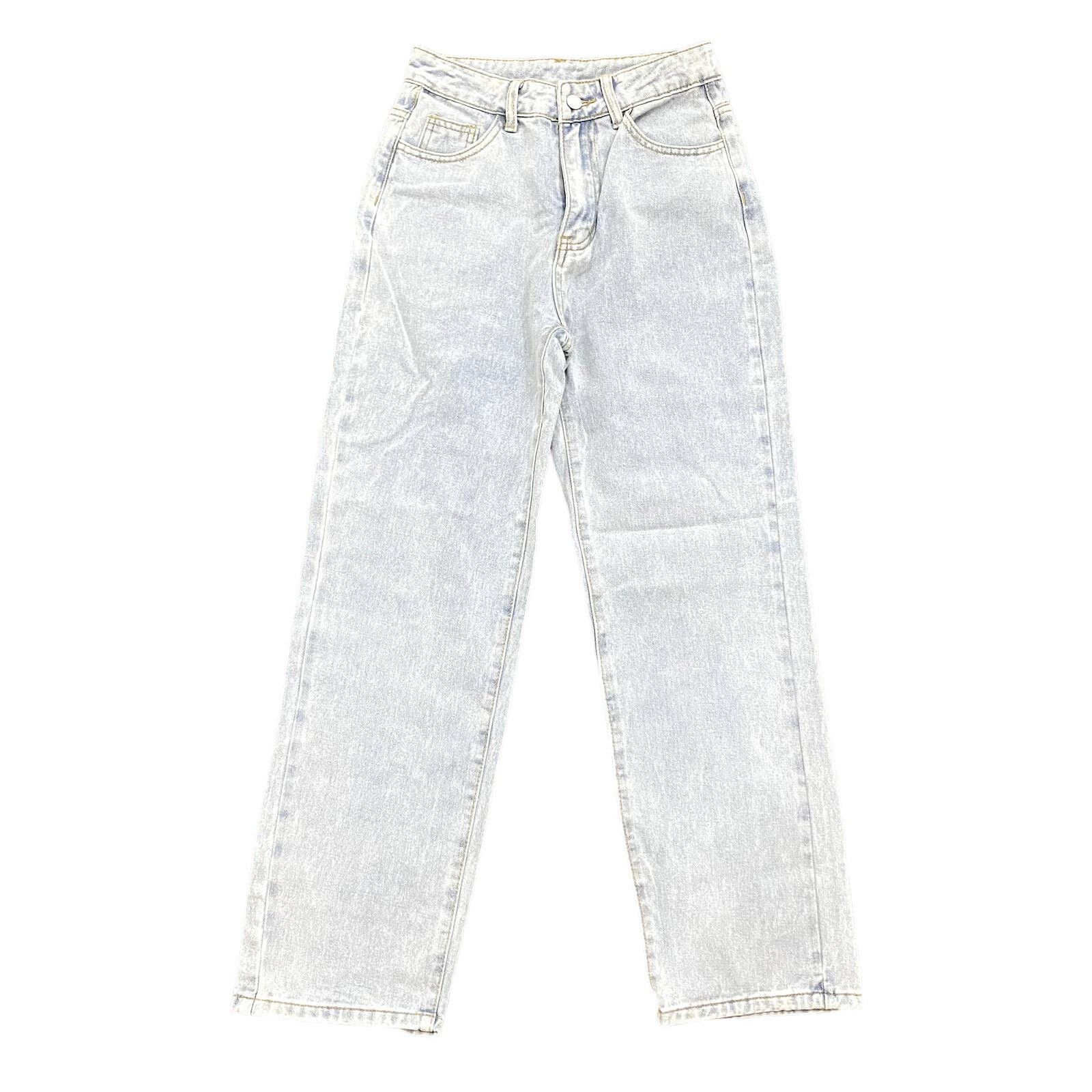 Shein Petite Straight Leg Jeans in Blue, Size XSP Size 25" / US 0 / IT 36 - 1 Thumbnail