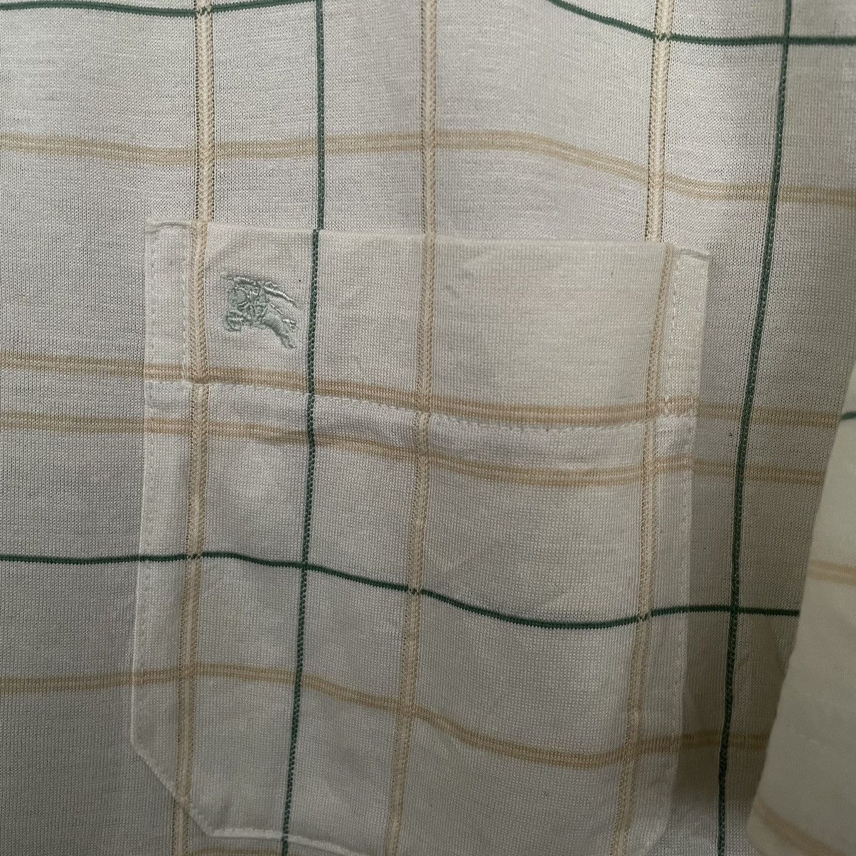 Burberry × Vintage Vintage Burberry London Plaid Polo Shirt Size US L / EU 52-54 / 3 - 2 Thumbnail
