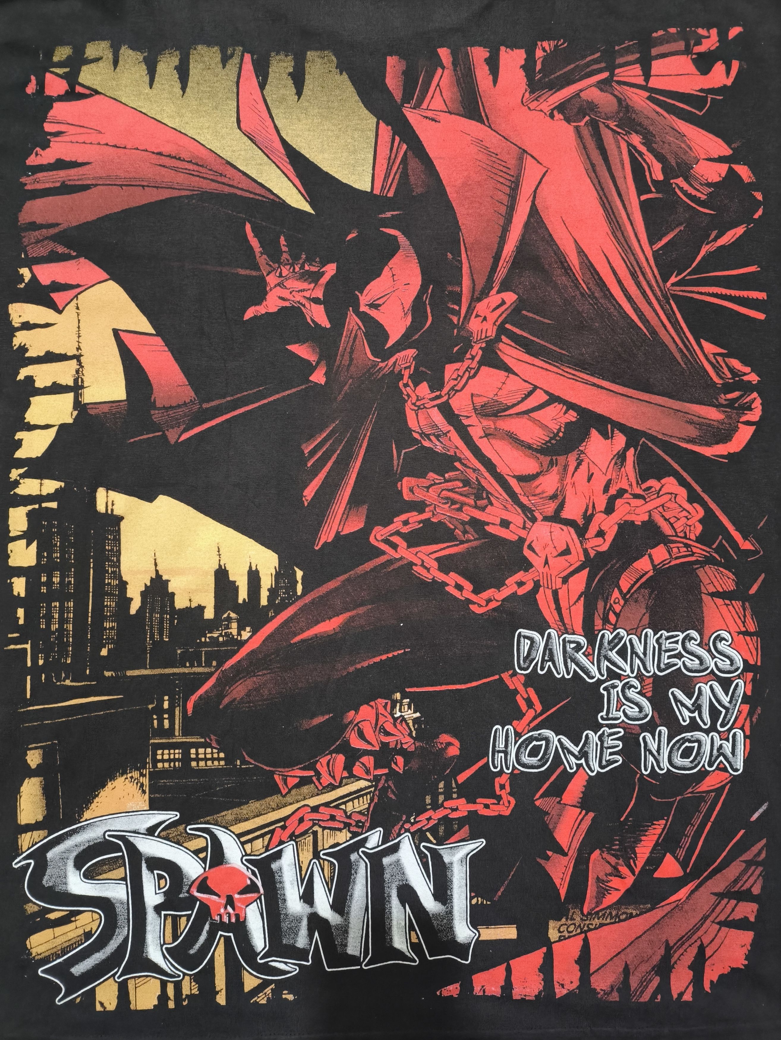 Vintage SPAWN Big Print AOP Shirt Size US XL / EU 56 / 4 - 6 Thumbnail