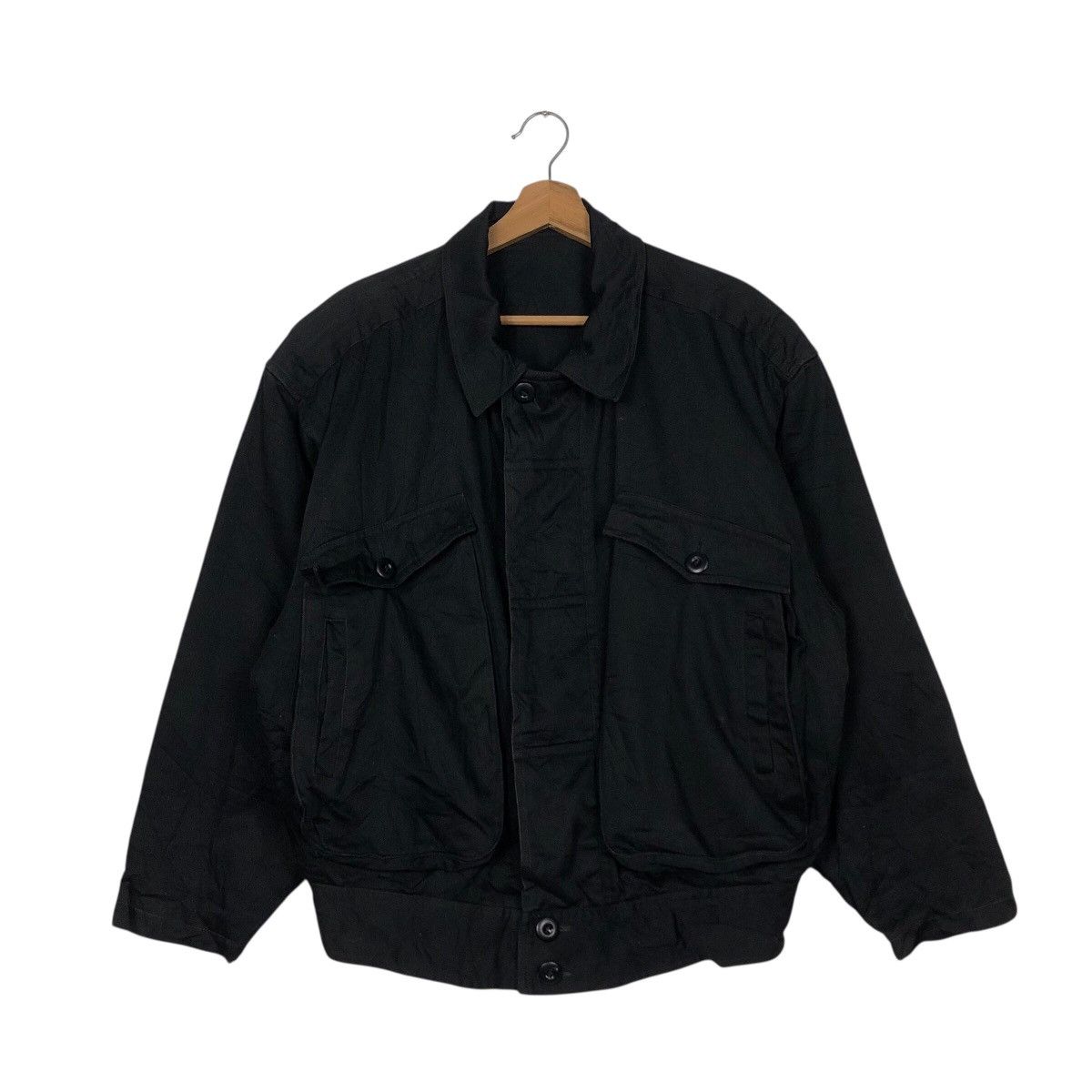 Japanese Brand 📌Vintage Bondage Bomber Jacket Unbranded Issey Miyake Size US M / EU 48-50 / 2 - 2 Thumbnail