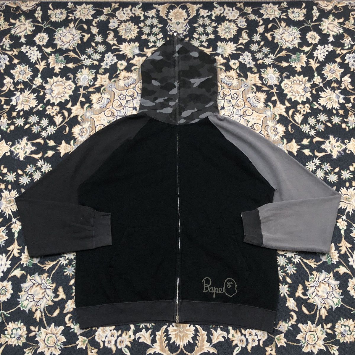 Bape Crazy Camo Full Zip Hoodie Size US L / EU 52-54 / 3 - 1 Thumbnail