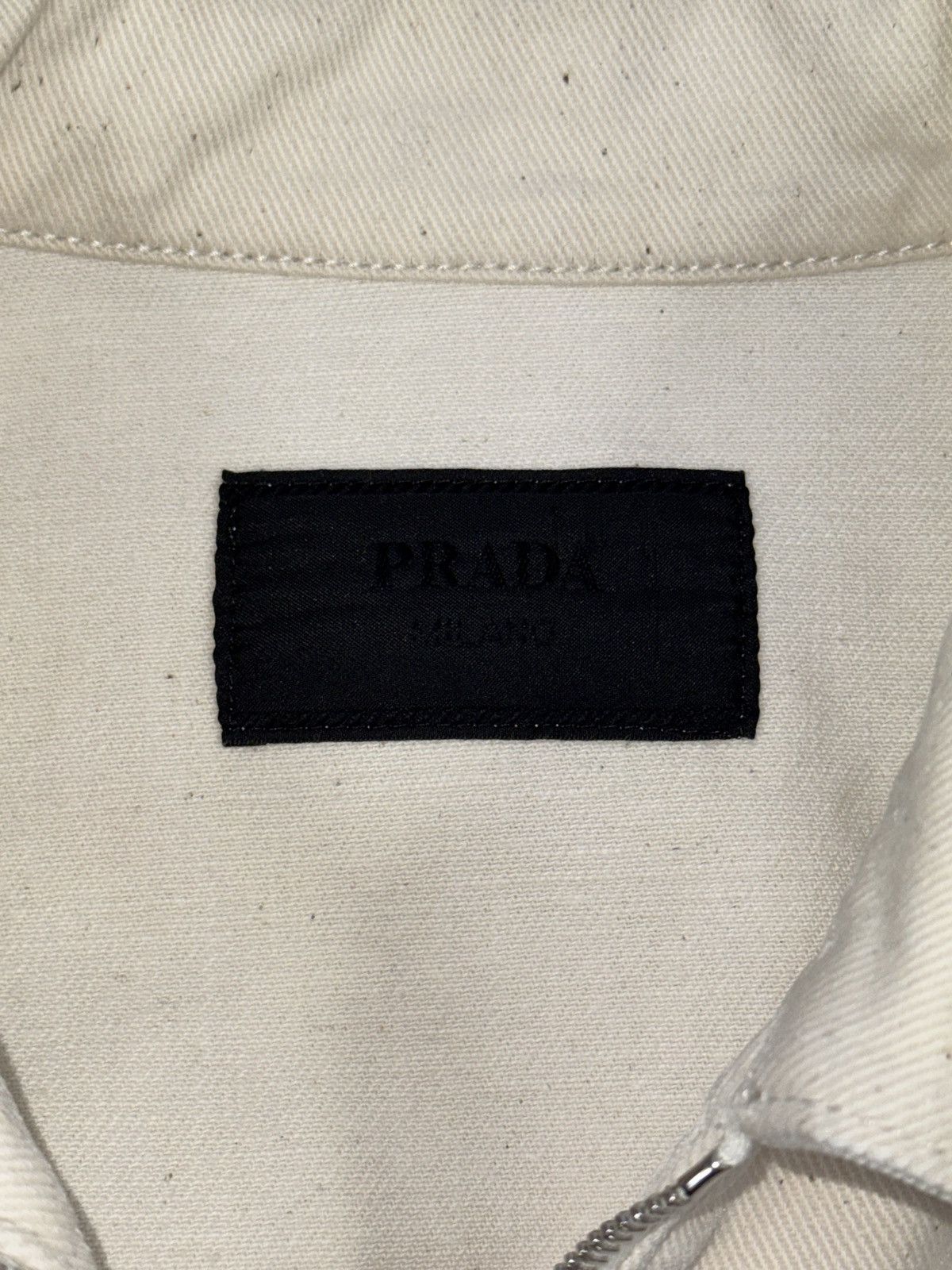 Prada PRADA TRIANGLE LOGO OVERSIZED DENIM JACKER Size US M / EU 48-50 / 2 - 5 Thumbnail