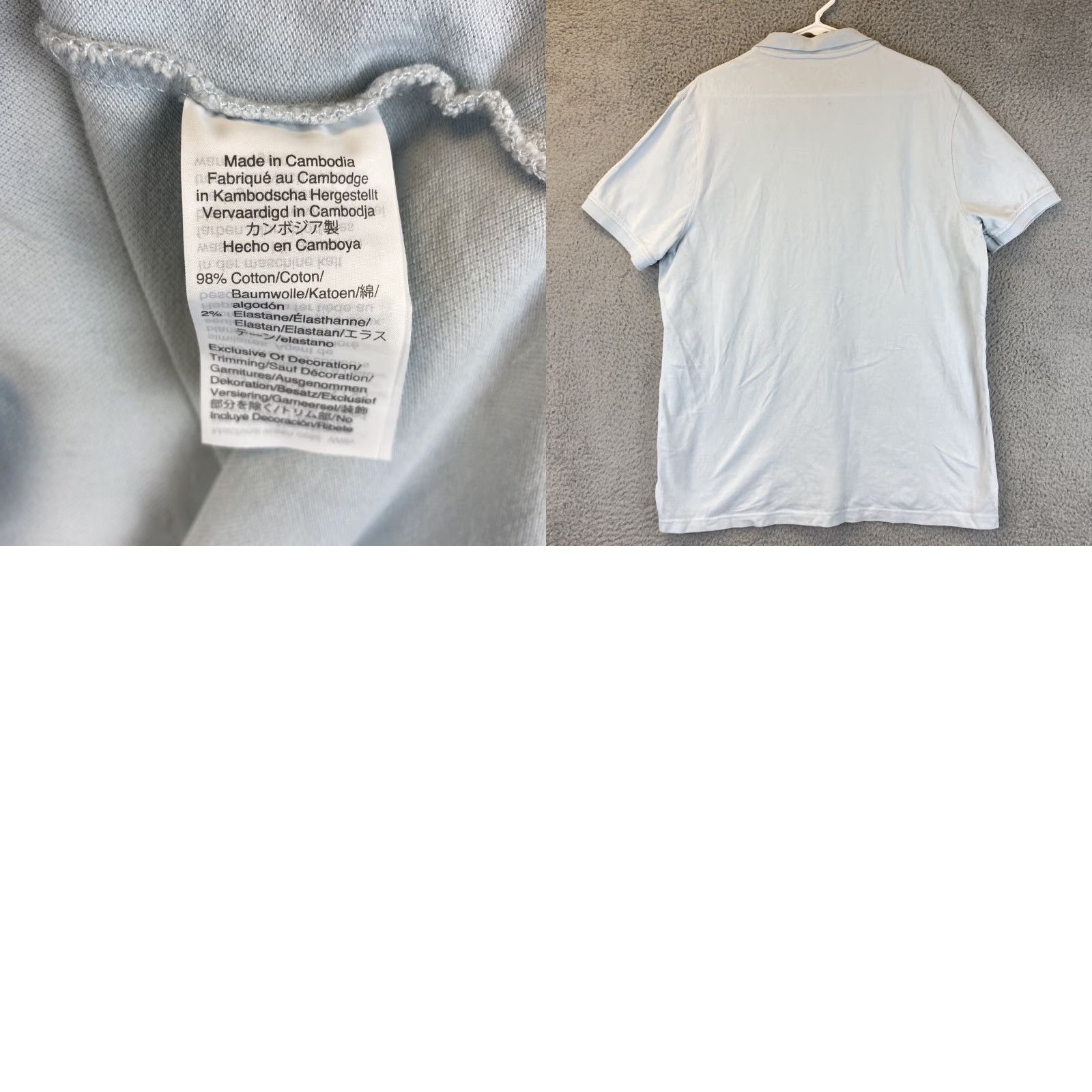 J.Crew J.CREW Polo Shirt Mens Large Blue Short Sleeve Stretch Pique Casual Men /73-3 Size US L / EU 52-54 / 3 - 8 Thumbnail