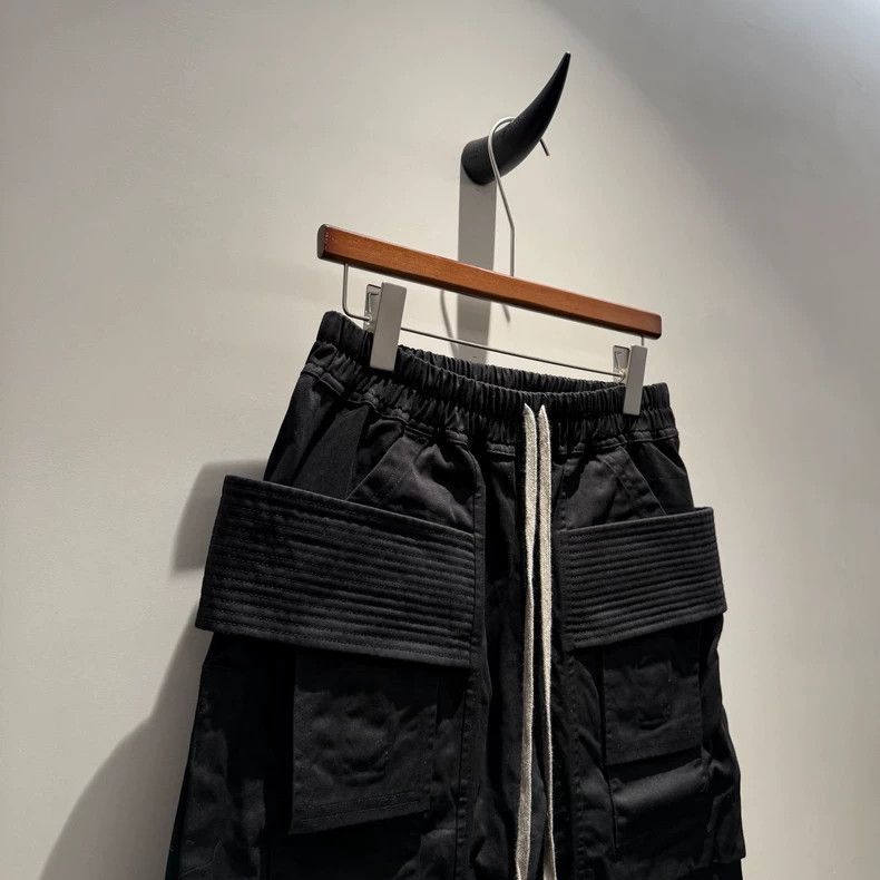 Rick Owens Rick Owens Double-ring cotton trousers with double-track fo Size US 30 / EU 46 - 3 Thumbnail