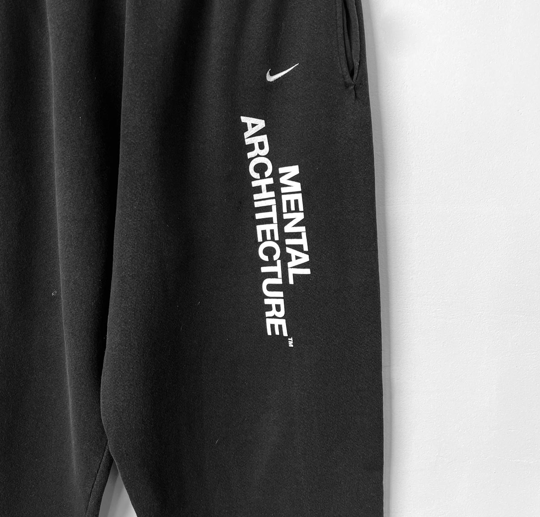 Vintage Mental Architecture Logo Upcycled 90's Nike Sweatpants USA Size US 30 / EU 46 - 6 Thumbnail
