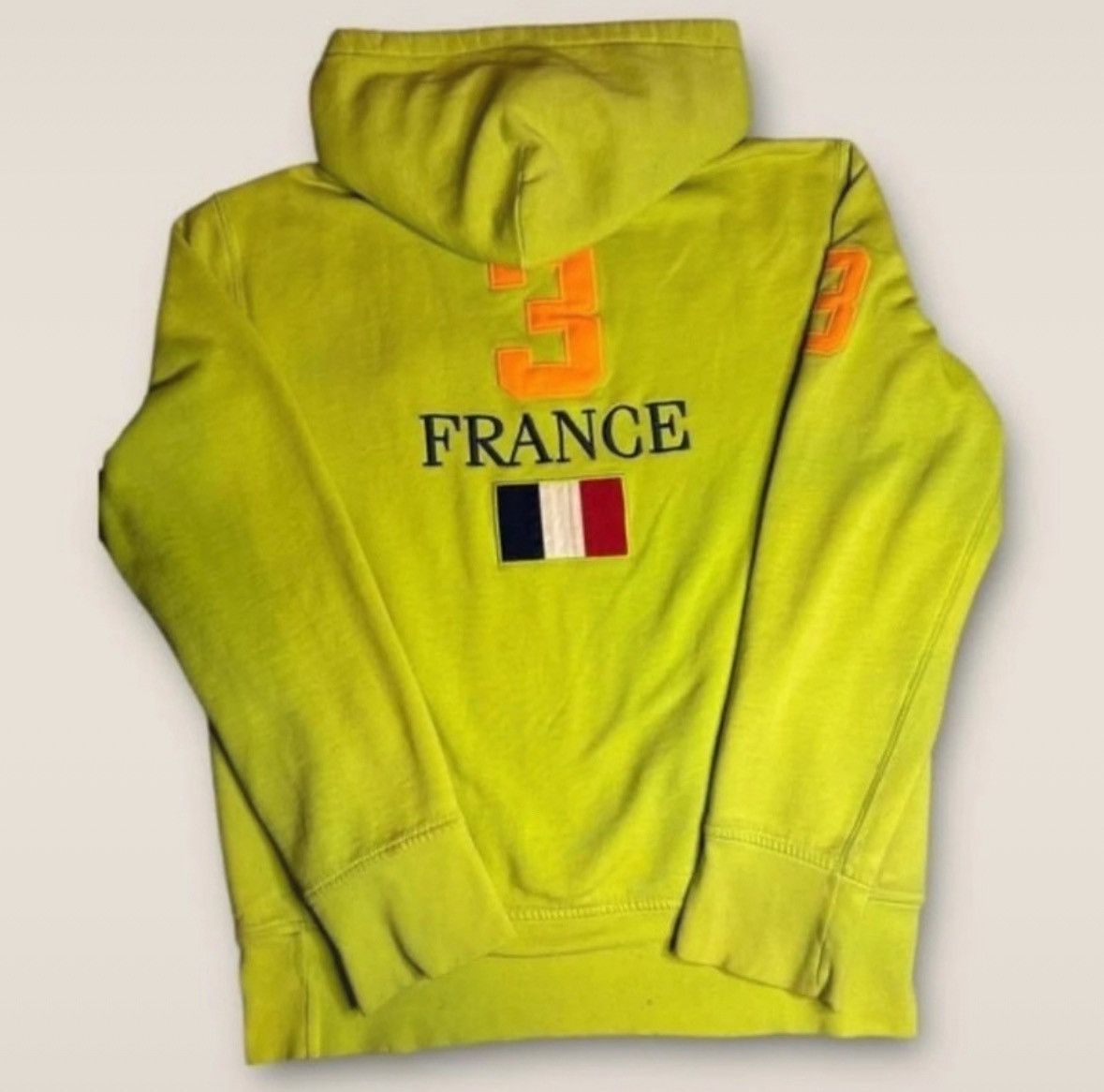 Vintage Polo Ralph Lauren France #3 Hoodie Big Pony Sz M