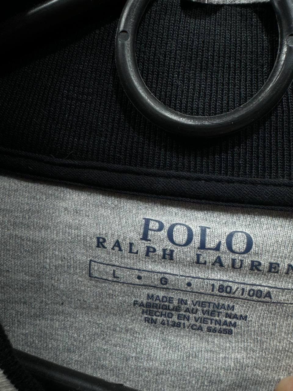 Other POLO RALPH LAUREN TIPPED JERSEY BOMBER Zip Up JACKET Size US L / EU 52-54 / 3 - 10 Thumbnail