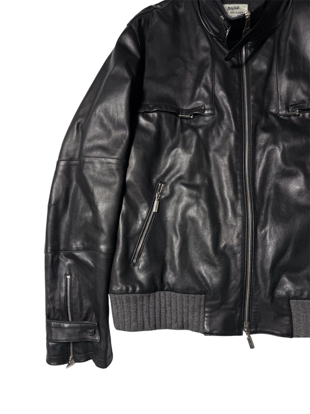 Other Eddy Monetti Leather Cashmere Jacket Size US M / EU 48-50 / 2 - 5 Thumbnail