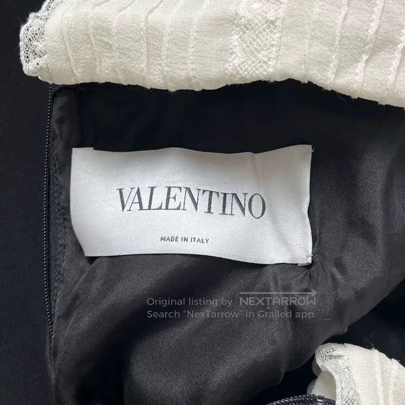 Other Valentino Mulberry silk shawl cloak dress Size L / US 10 / IT 46 - 6 Thumbnail