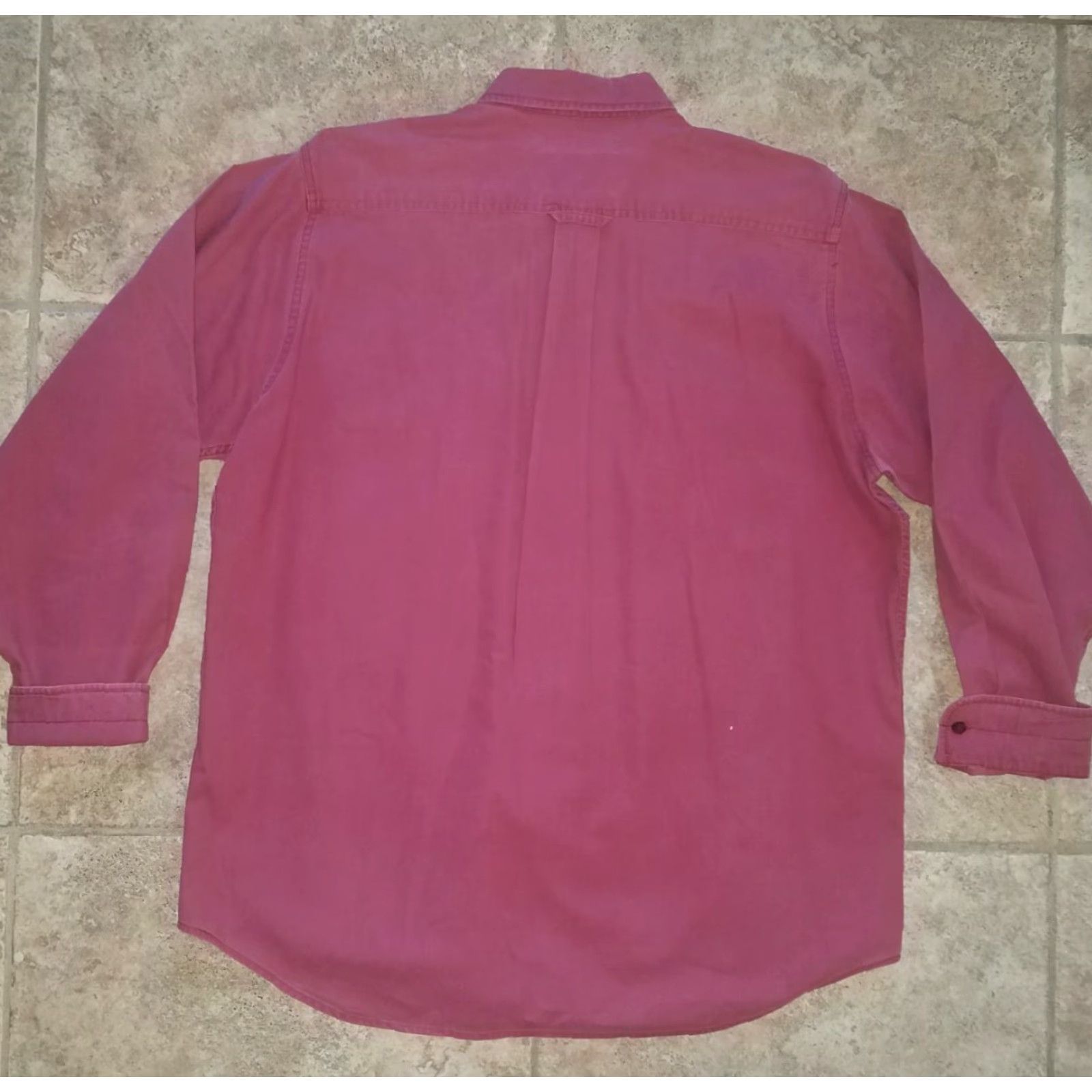 Vintage Cabela's Red Button-Down Shirt Mens L 100% Cotton Long Sleeve Button-Up Shirt Size US L / EU 52-54 / 3 - 5 Thumbnail