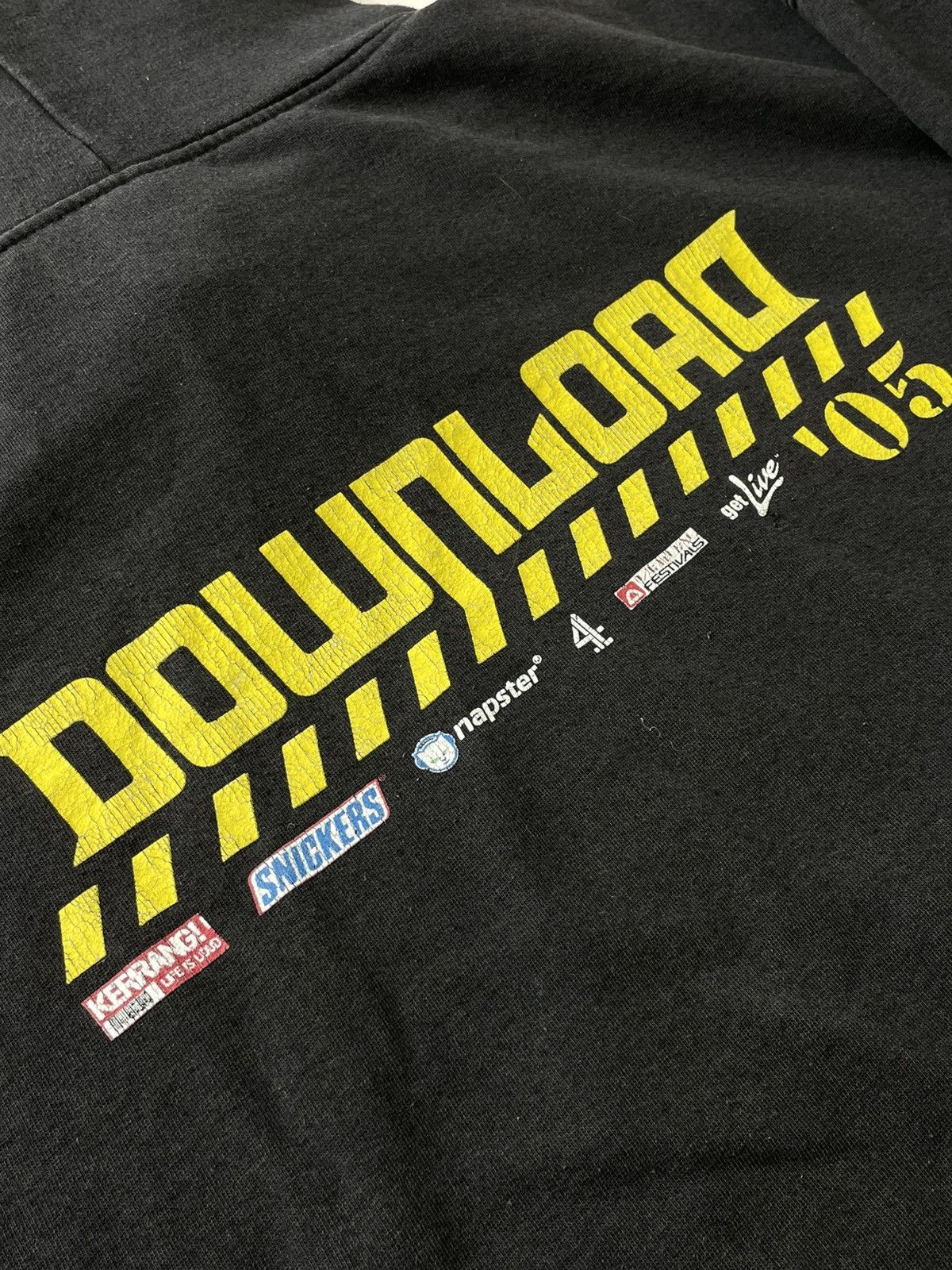 Band Tees Vintage Download 2005 T-Shirt Band Hoodie Tour Black RARE Size US L / EU 52-54 / 3 - 6 Thumbnail