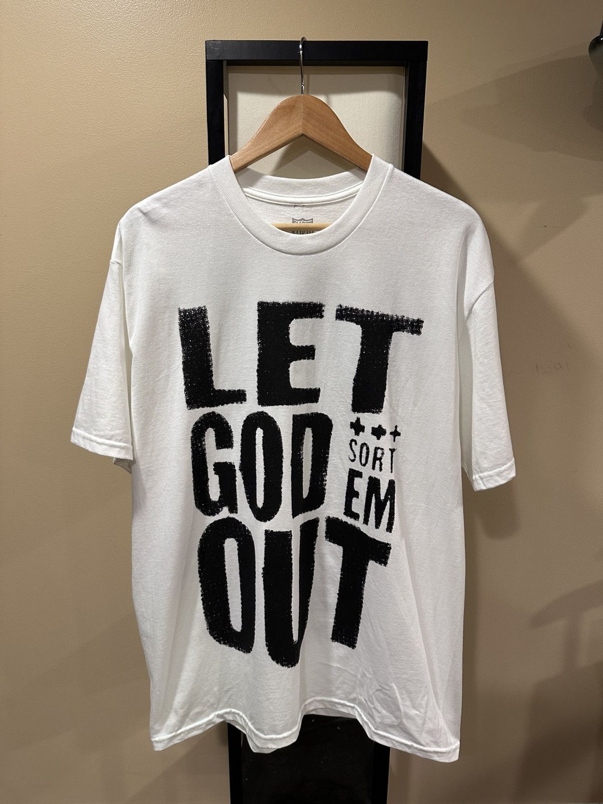 Rap Tees Clipse “Let God Sort Em Out” Tour Dates White Rap Tee Size US XL / EU 56 / 4 - 1 Thumbnail
