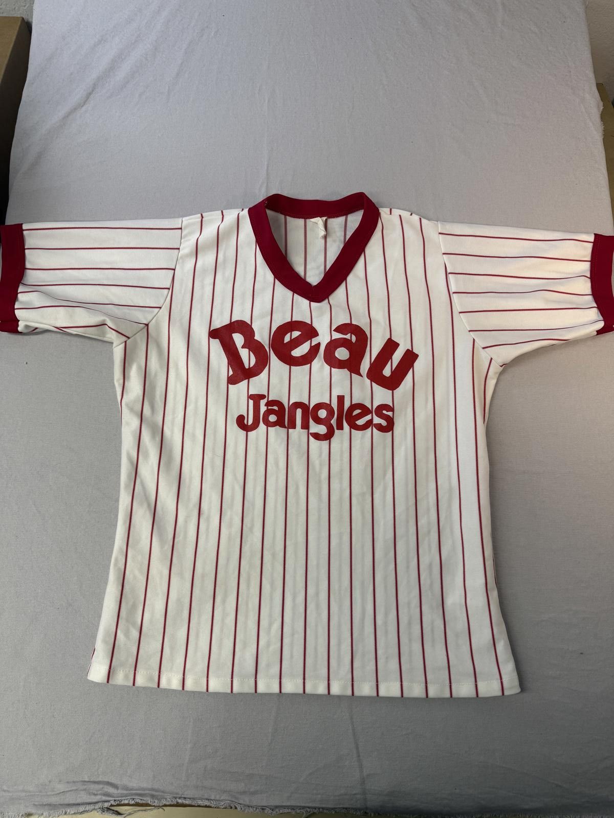 Designer VTG Beau Jangles Baseball Jersey Pin Stripes Tee - S Size US S / EU 44-46 / 1 - 1 Thumbnail
