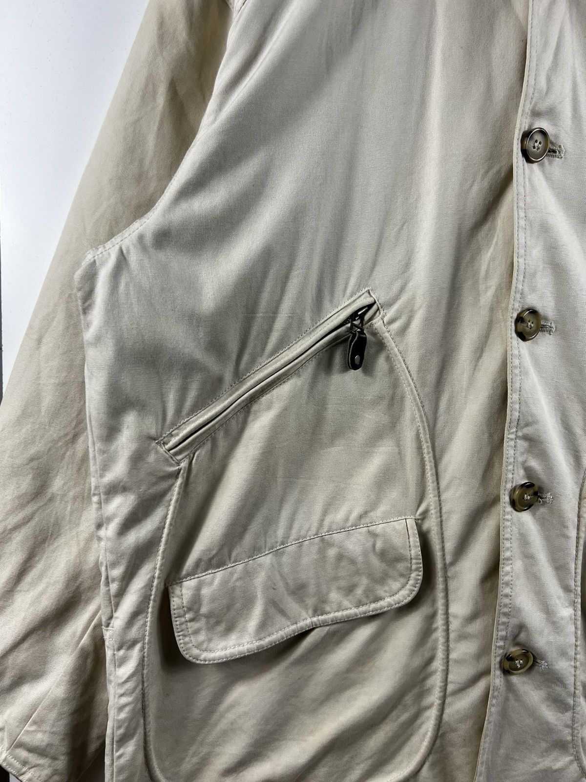 BARNS OUTFITTERS 🔥 BACK FIRE SOUL MADE LEATHER COLLAR BARN JACKET blanket -M Size US M / EU 48-50 / 2 - 5 Thumbnail