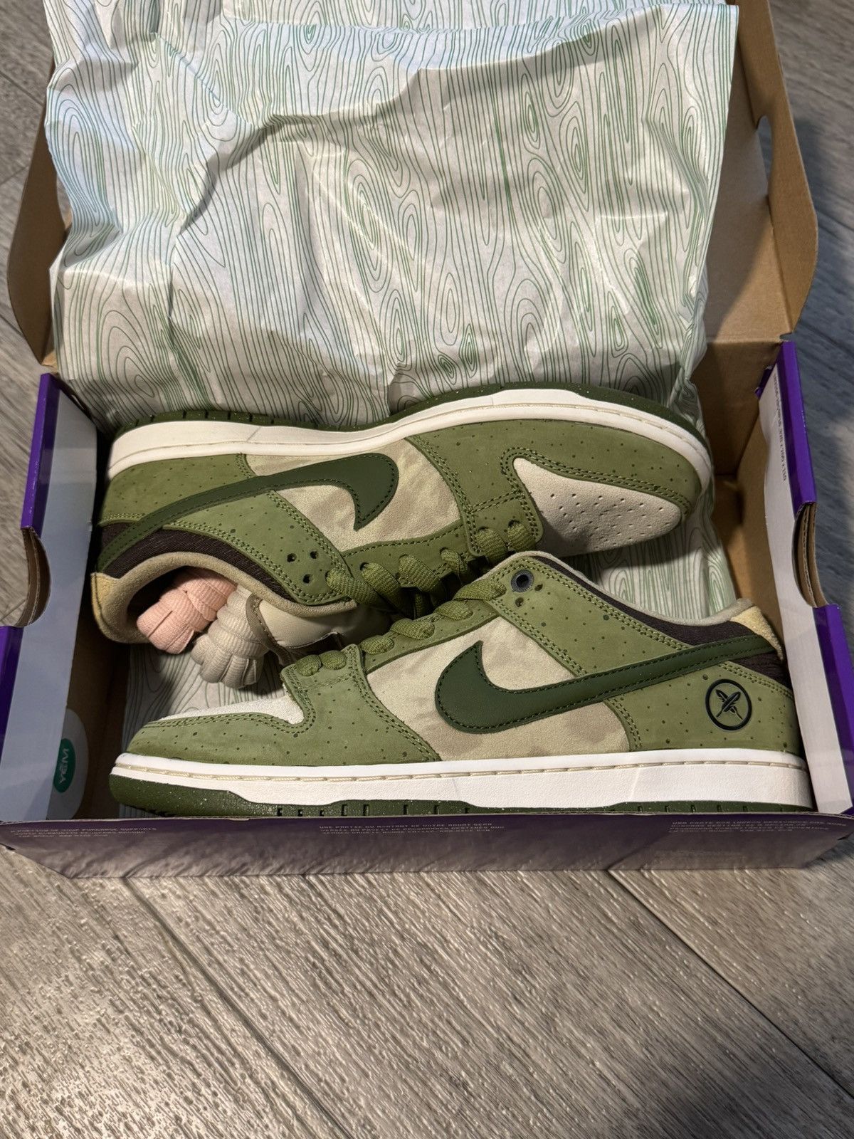Nike Nike SB Dunk Low Yuto Horigome Matcha Size US 11.5 / EU 44-45 - 1 Thumbnail