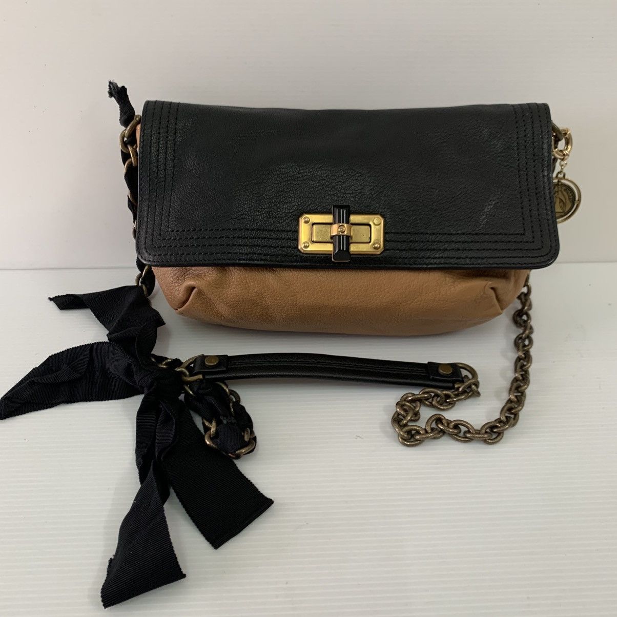 Lanvin 💥‼️FAST SALE‼️💥Authentic Lanvin Paris Leather Shoulder Bag Size ONE SIZE - 11 Thumbnail