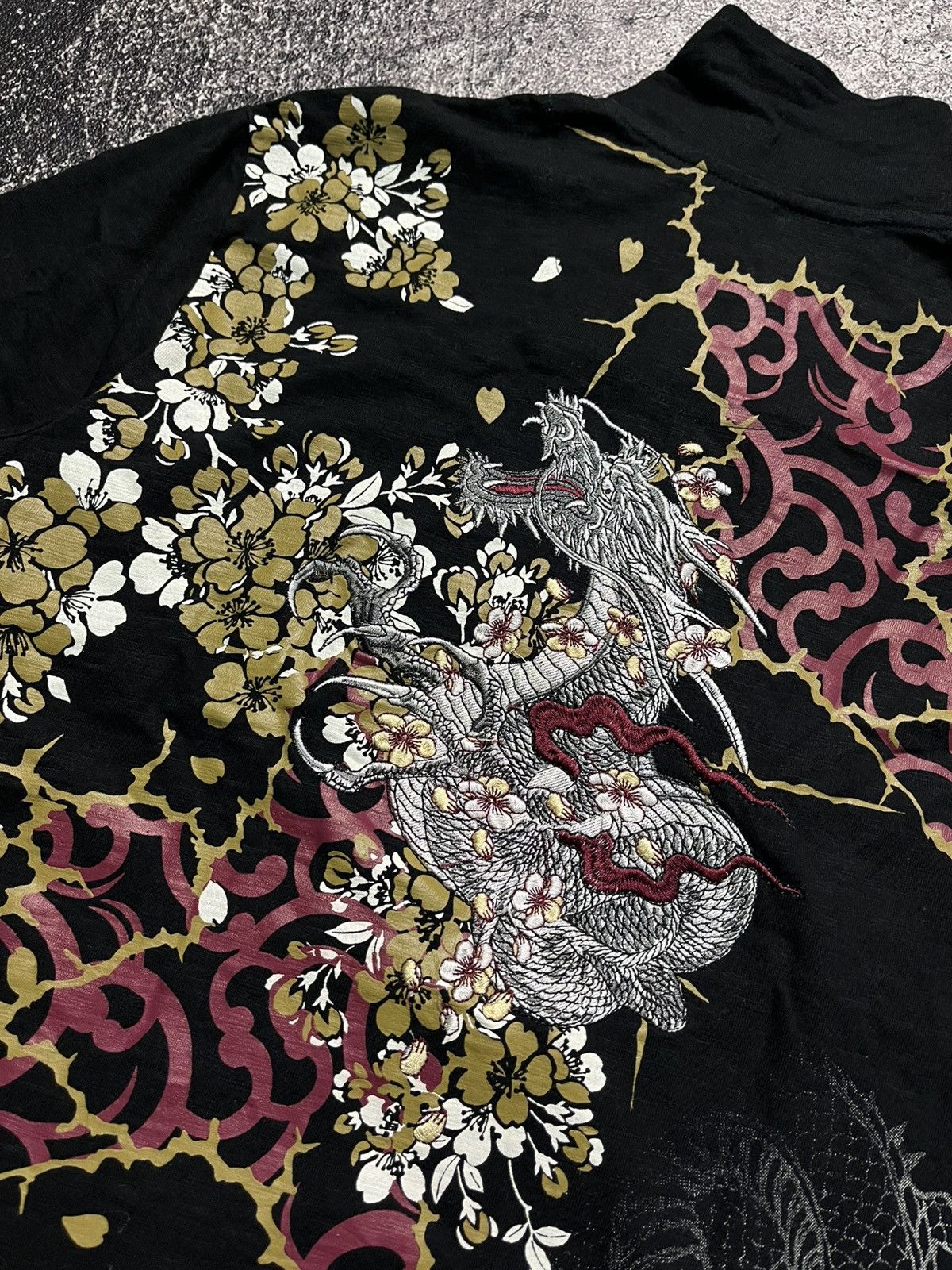 Bullet Noise Bullet Noise Dragon Sukajan Black T-Shirts Size US M / EU 48-50 / 2 - 3 Thumbnail