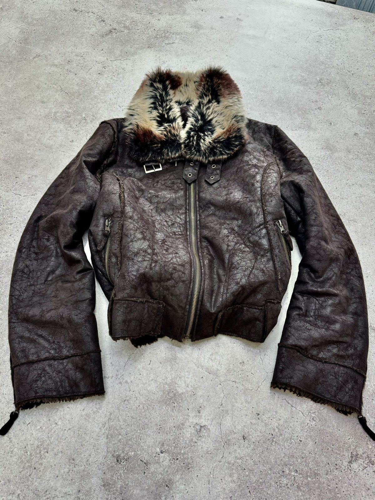 Rick Owens Vintage Faded Suede/Fur Jacket Size US M / EU 48-50 / 2 - 1 Thumbnail