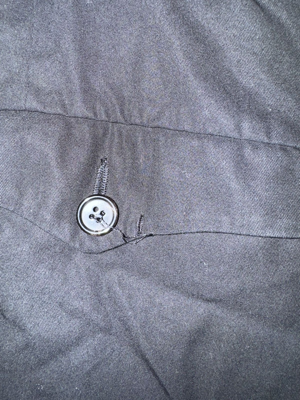 Maison Margiela MAISON MARGIELA Black Cotton Pleated Trousers Size US 34 / EU 50 - 13 Thumbnail
