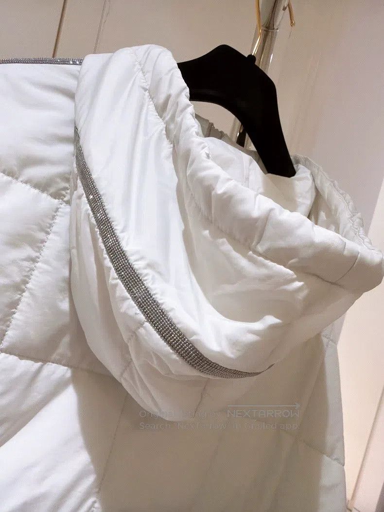 Brunello Cucinelli Brunello Cucinelli Pearl embellished quilted checkered pon Size XXS / US 00 / IT 34 - 6 Thumbnail