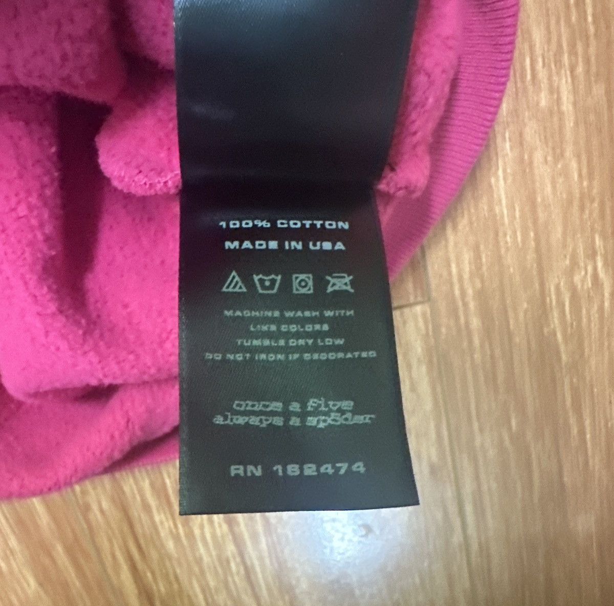 Sp5der Sp5der Legacy Hoodie Pink (M) Size US M / EU 48-50 / 2 - 8 Thumbnail