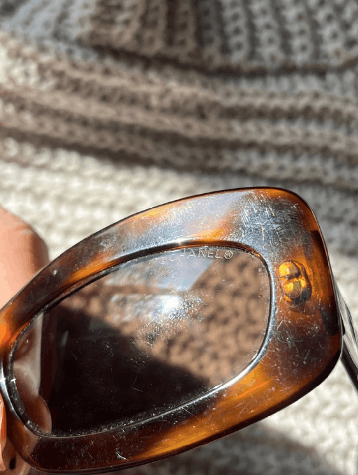 Chanel Chanel Sunglasses 5006 Rhinestone Logo Rimless Vintage Size ONE SIZE - 10 Thumbnail