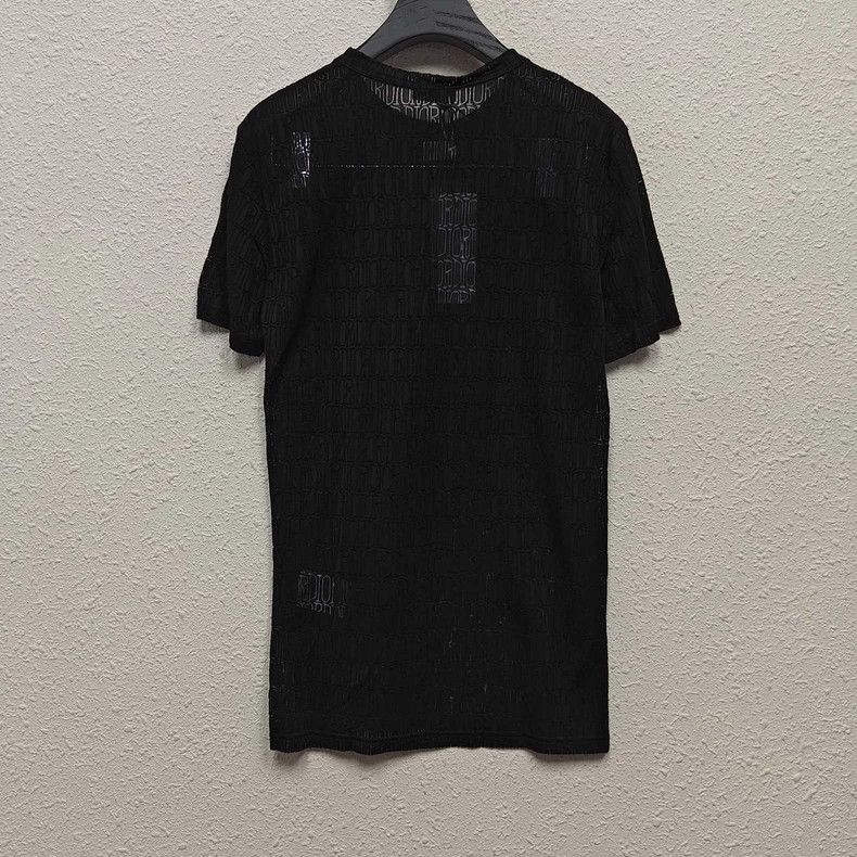 Dior Dior Co-branded black hollow LOGO full print short sleeves Size US S / EU 44-46 / 1 - 2 Thumbnail